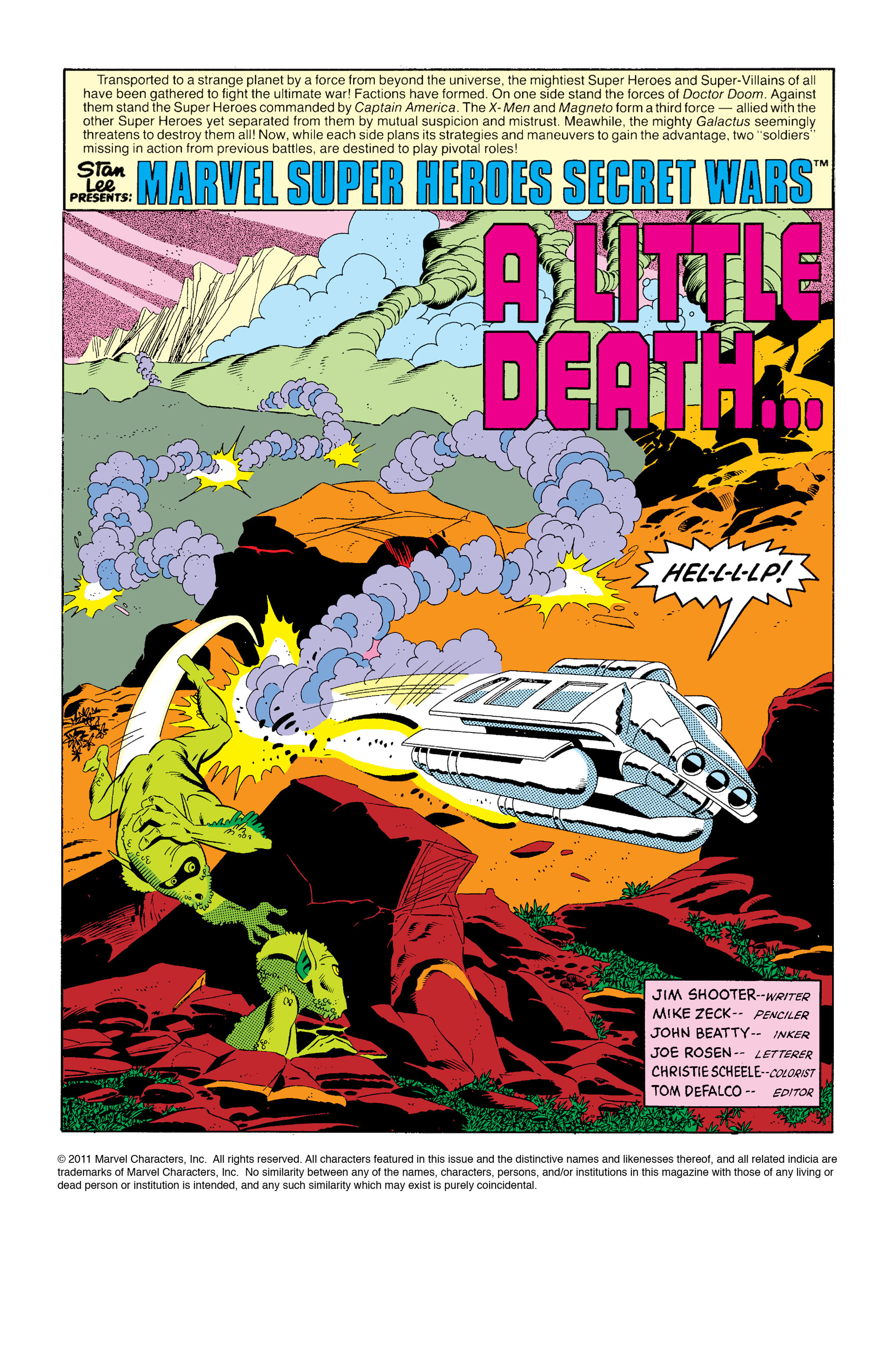 Read online Marvel Super Heroes Secret Wars (1984) comic -  Issue #6 - 2