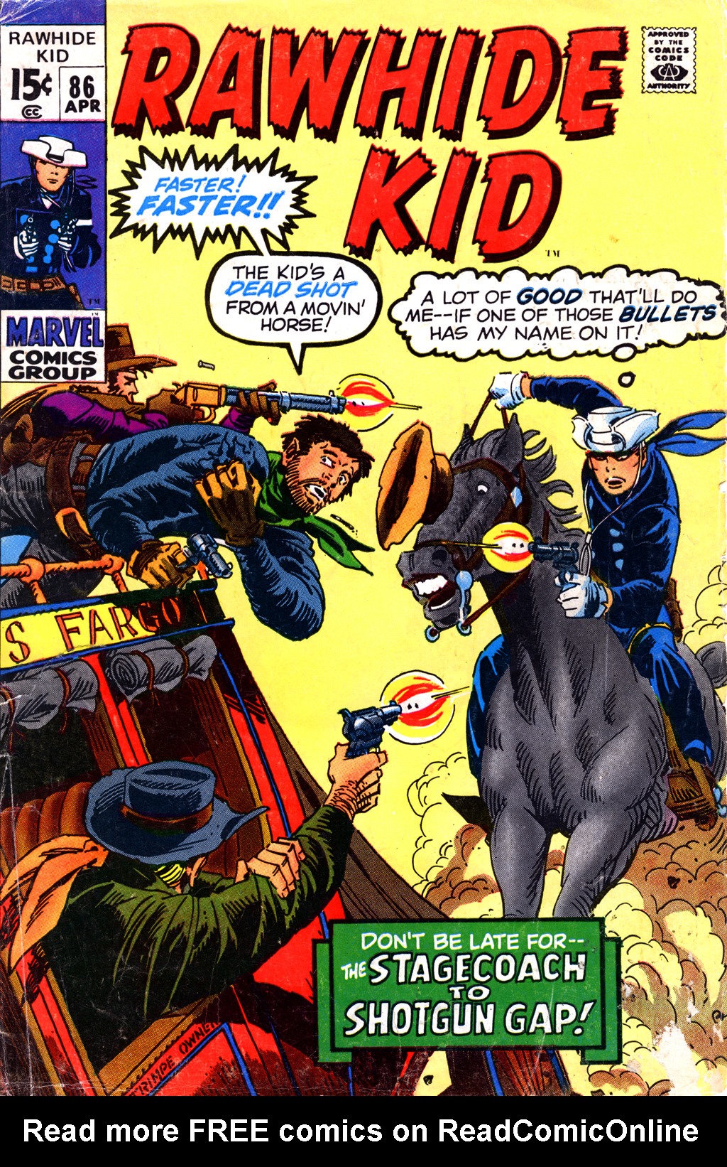 Read online The Rawhide Kid comic -  Issue #86 - 1