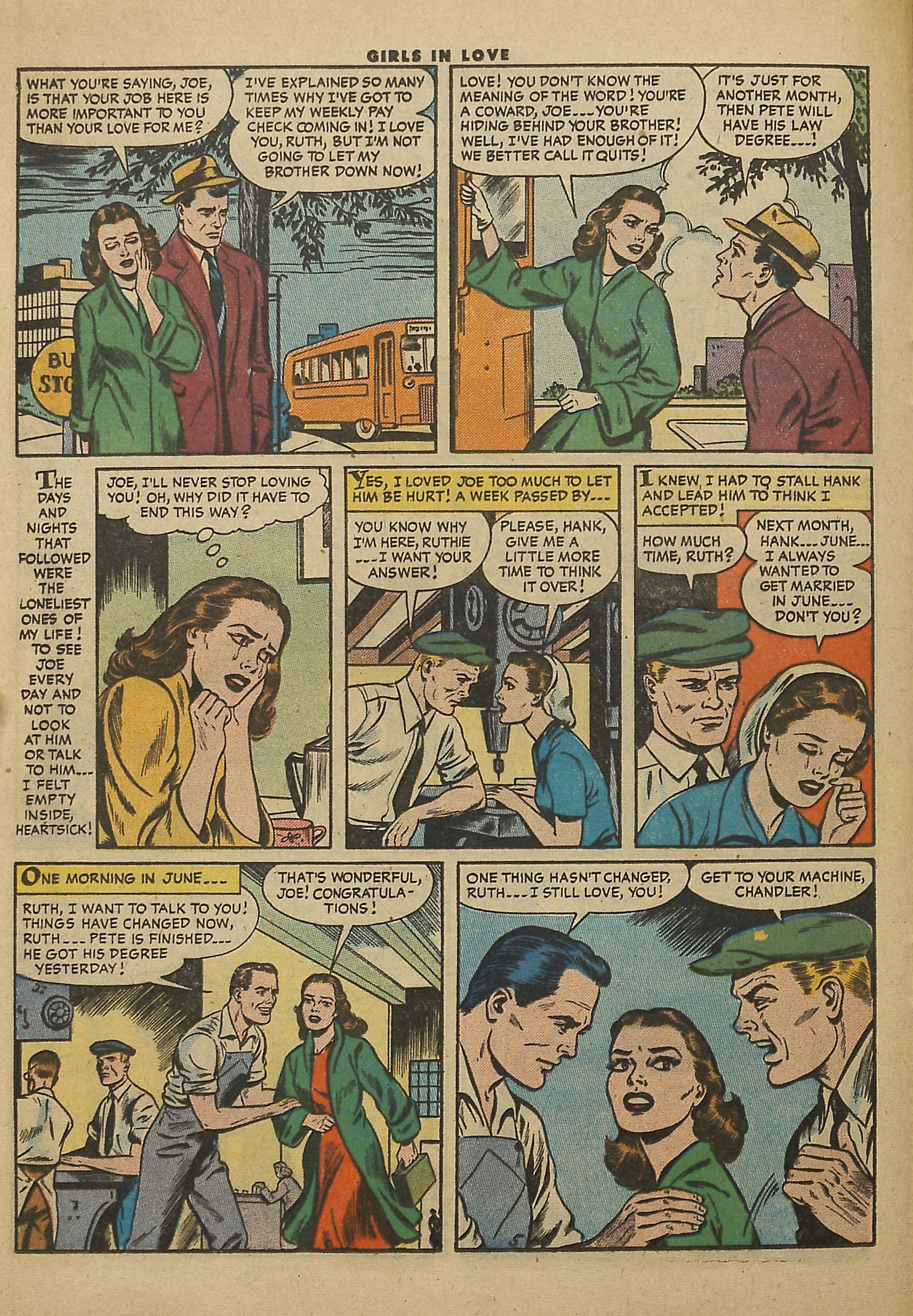 Read online Girls in Love (1955) comic -  Issue #55 - 16