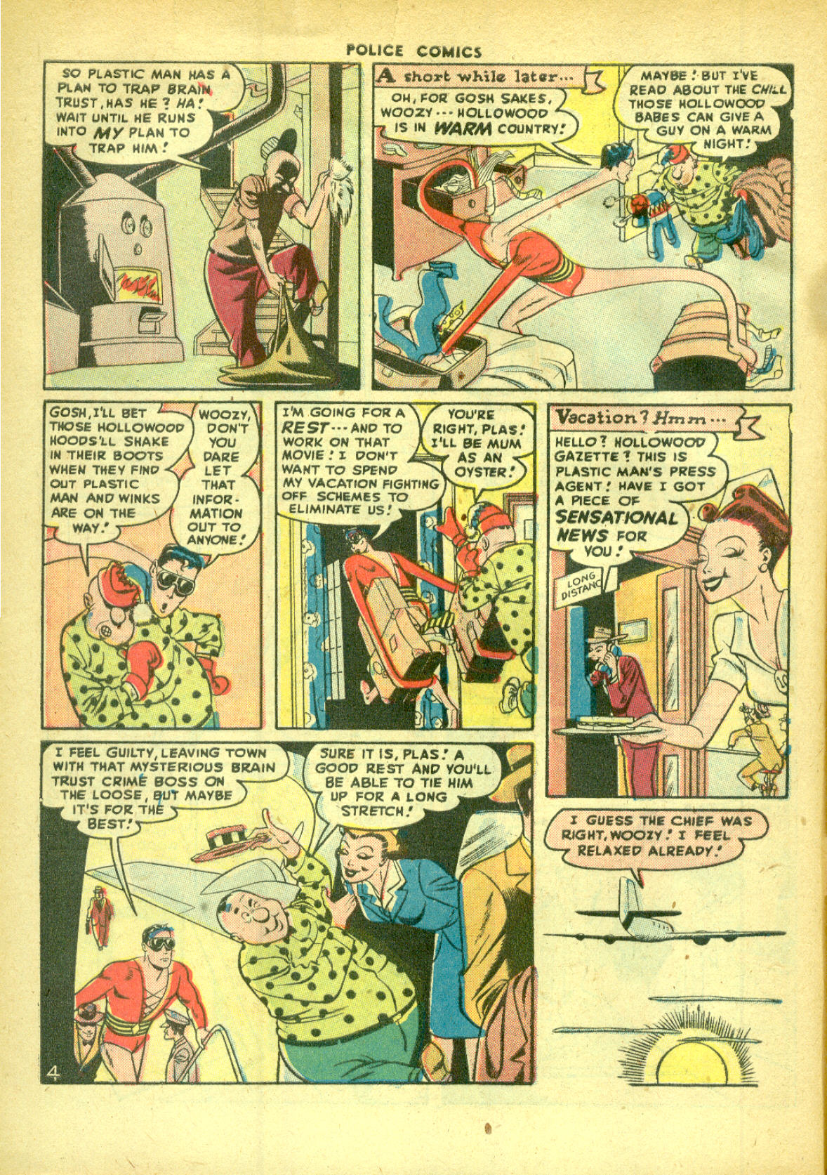 Read online Police Comics comic -  Issue #68 - 6