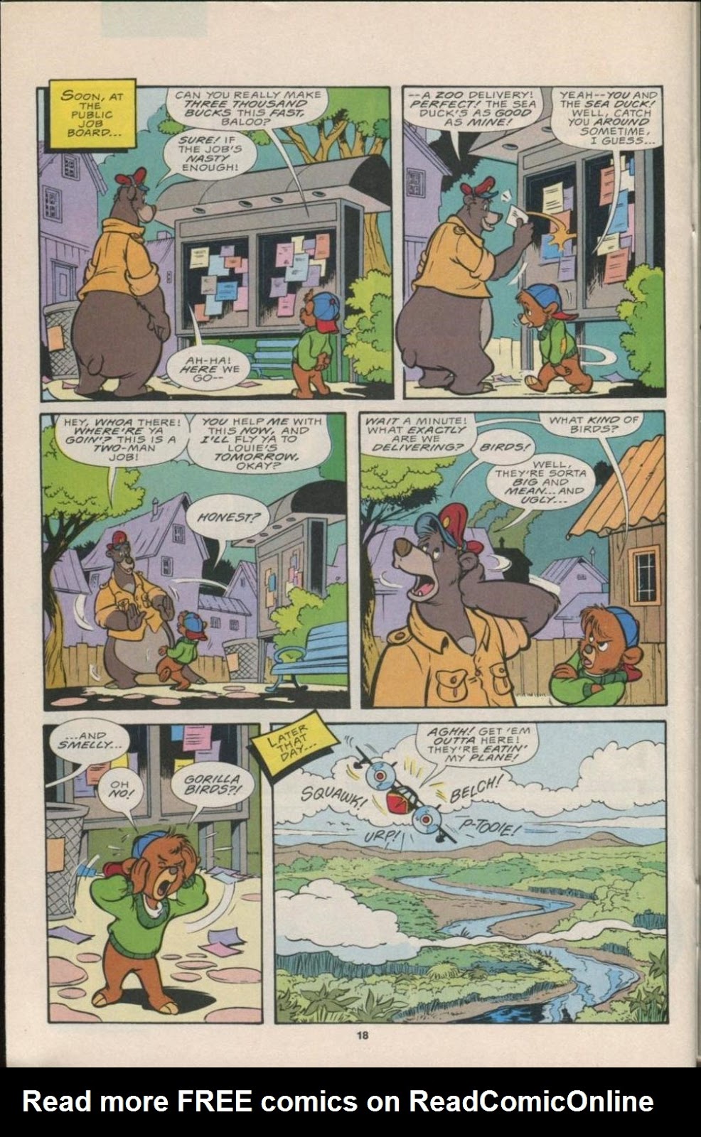Disney's Tale Spin Limited Series: ''Take Off'' issue 1 - Page 19