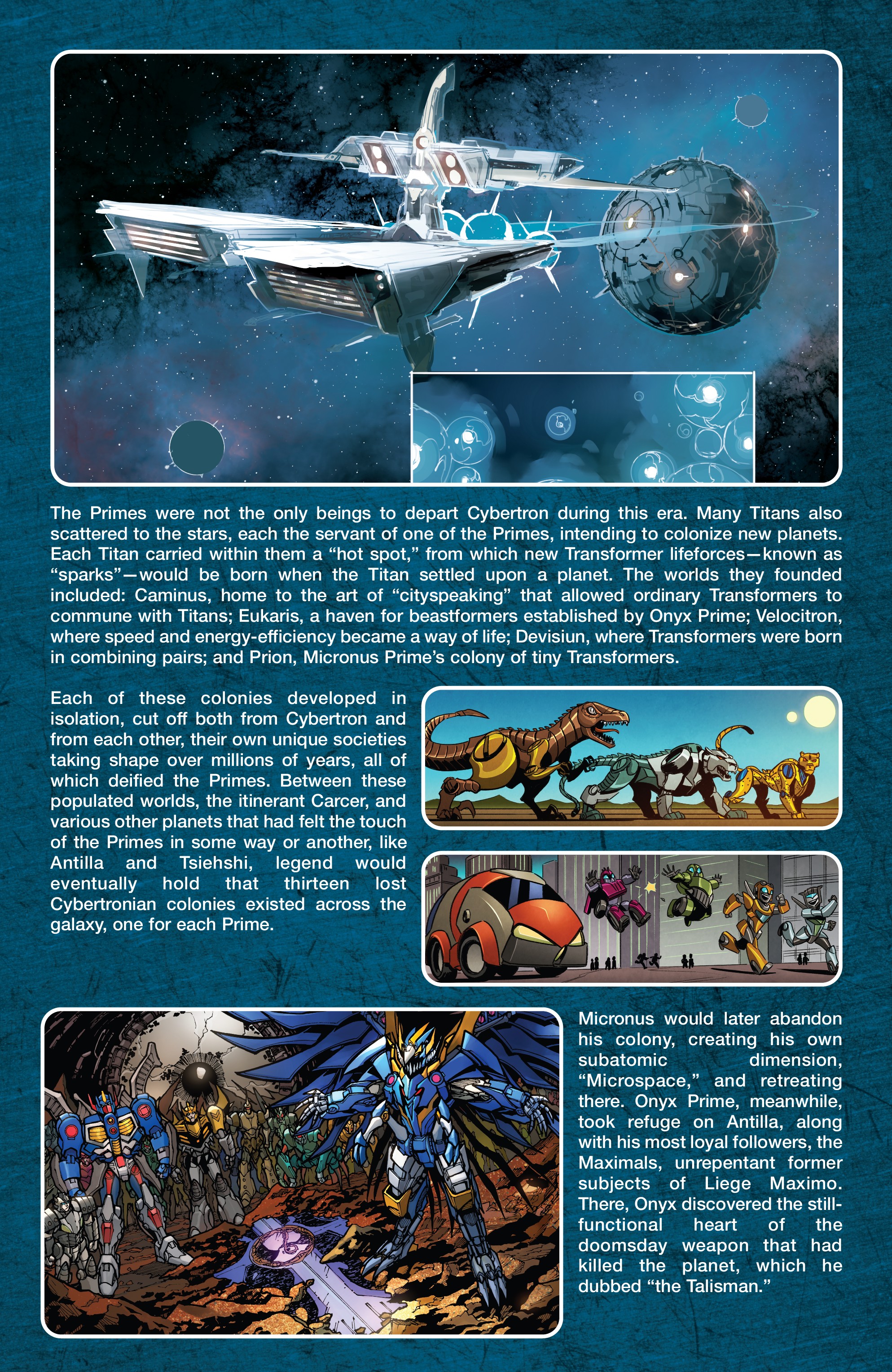 Read online Transformers: Historia comic -  Issue # Full - 7