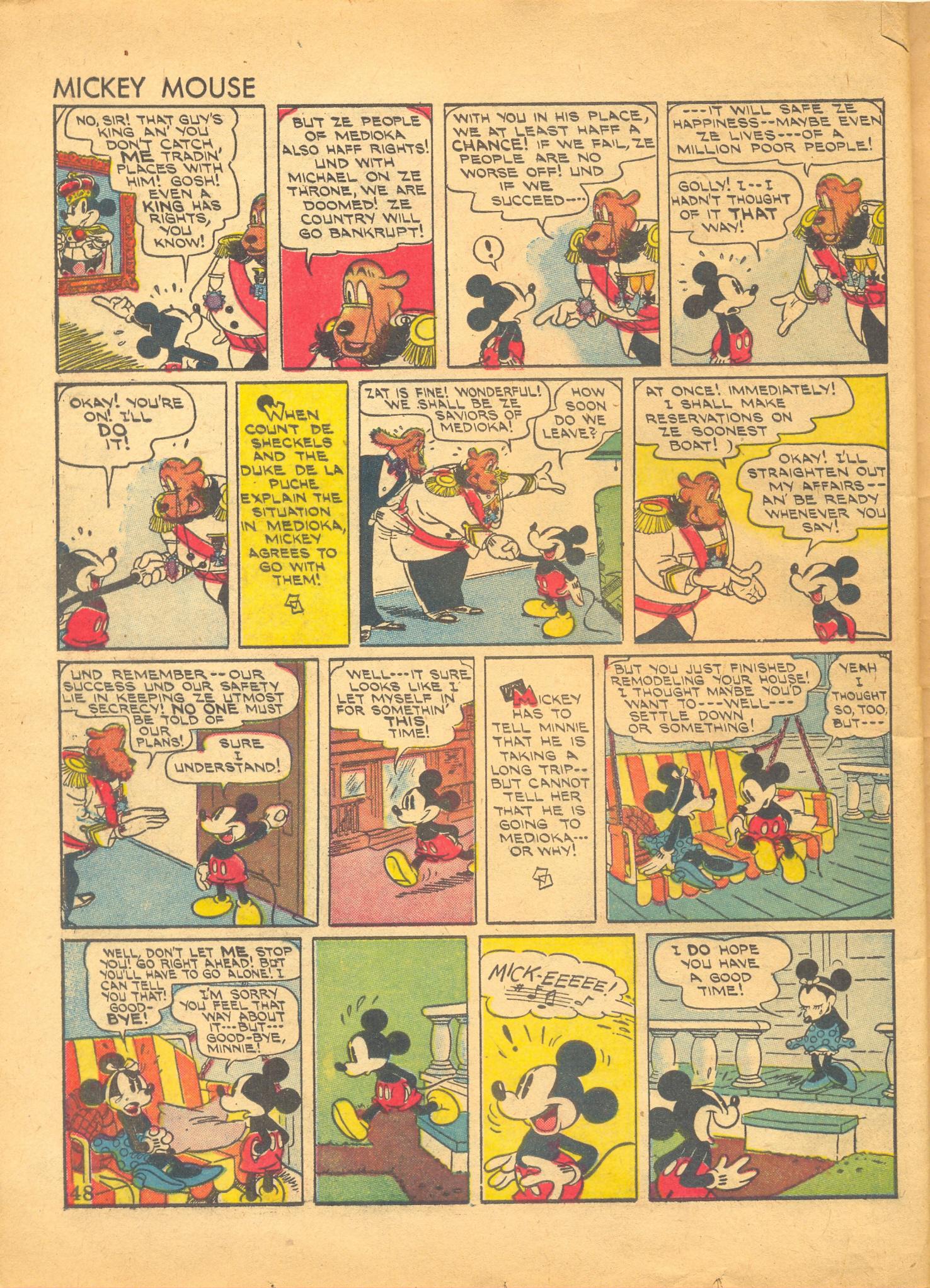 Read online Walt Disney's Comics and Stories comic -  Issue #6 - 50