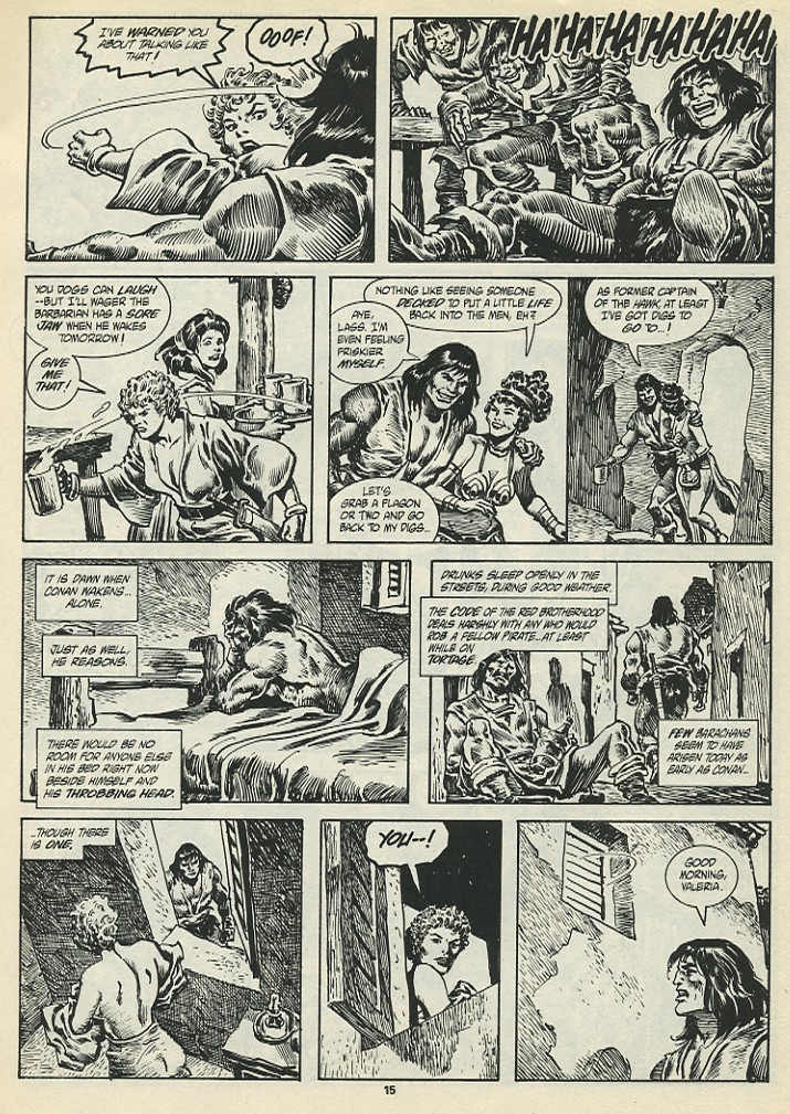 Read online The Savage Sword Of Conan comic -  Issue #198 - 17