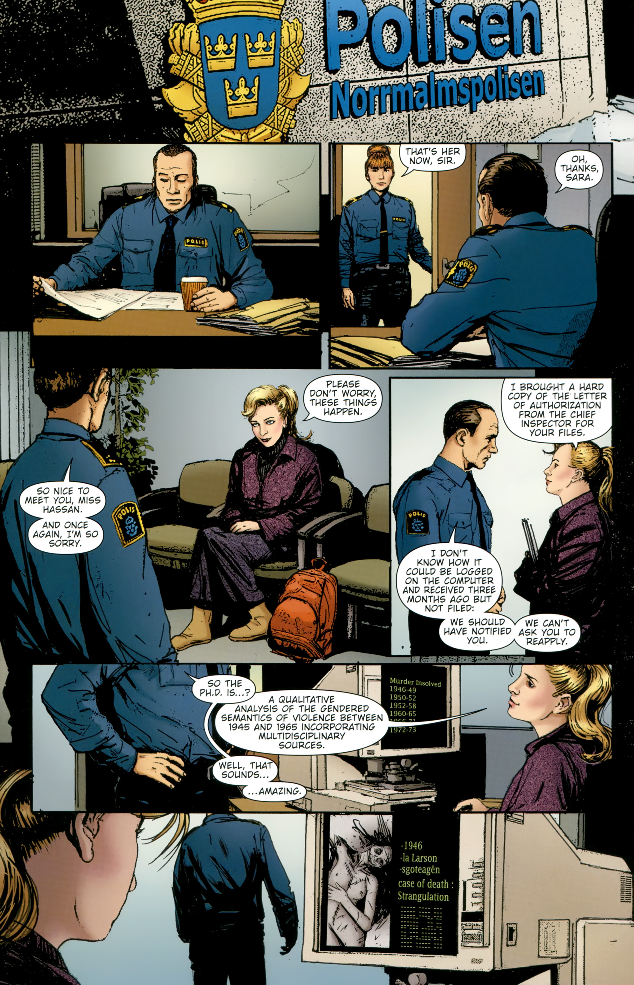 Read online The Girl With the Dragon Tattoo comic -  Issue # TPB 2 - 52