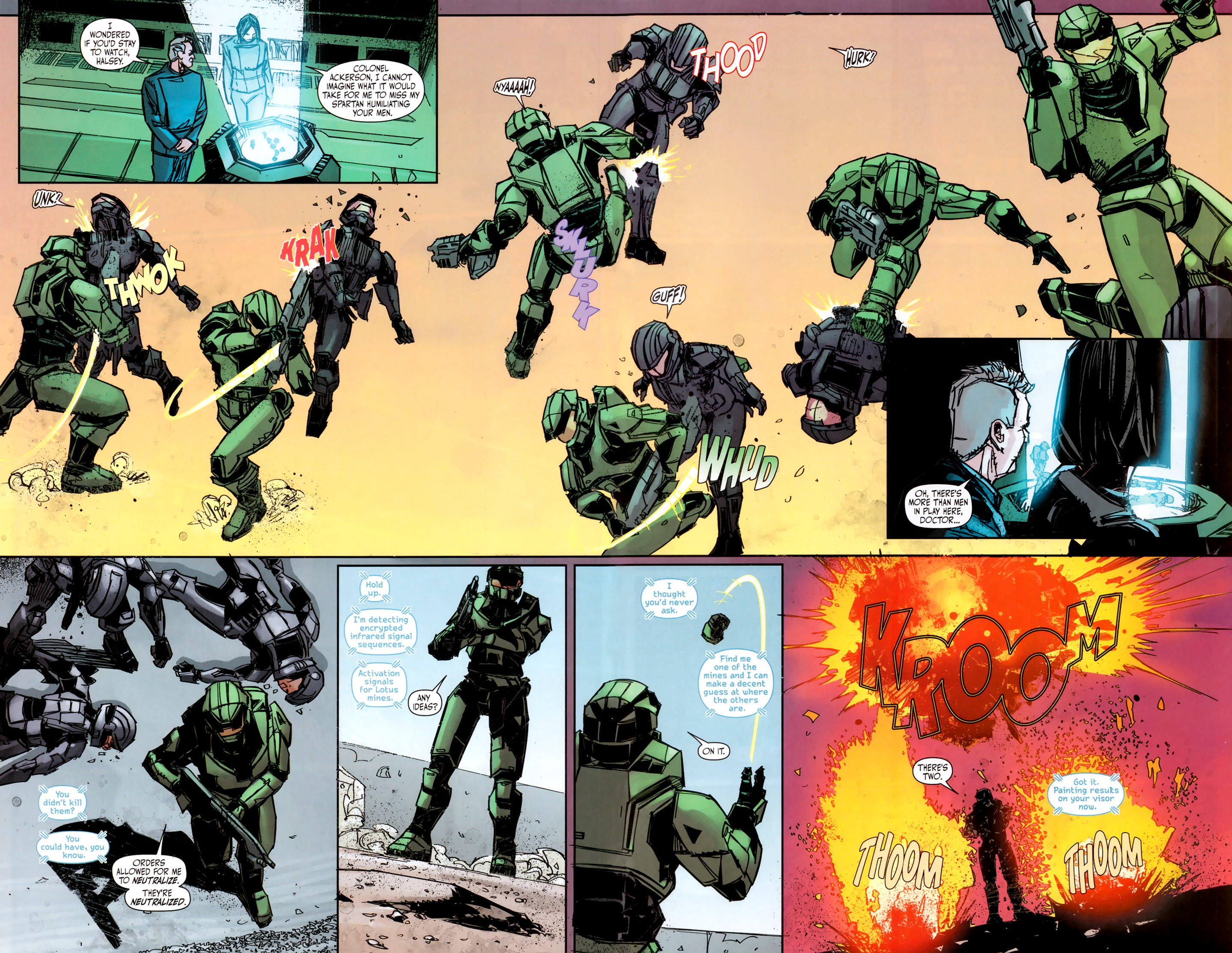 Read online Halo: Fall Of Reach - Invasion comic -  Issue #1 - 21