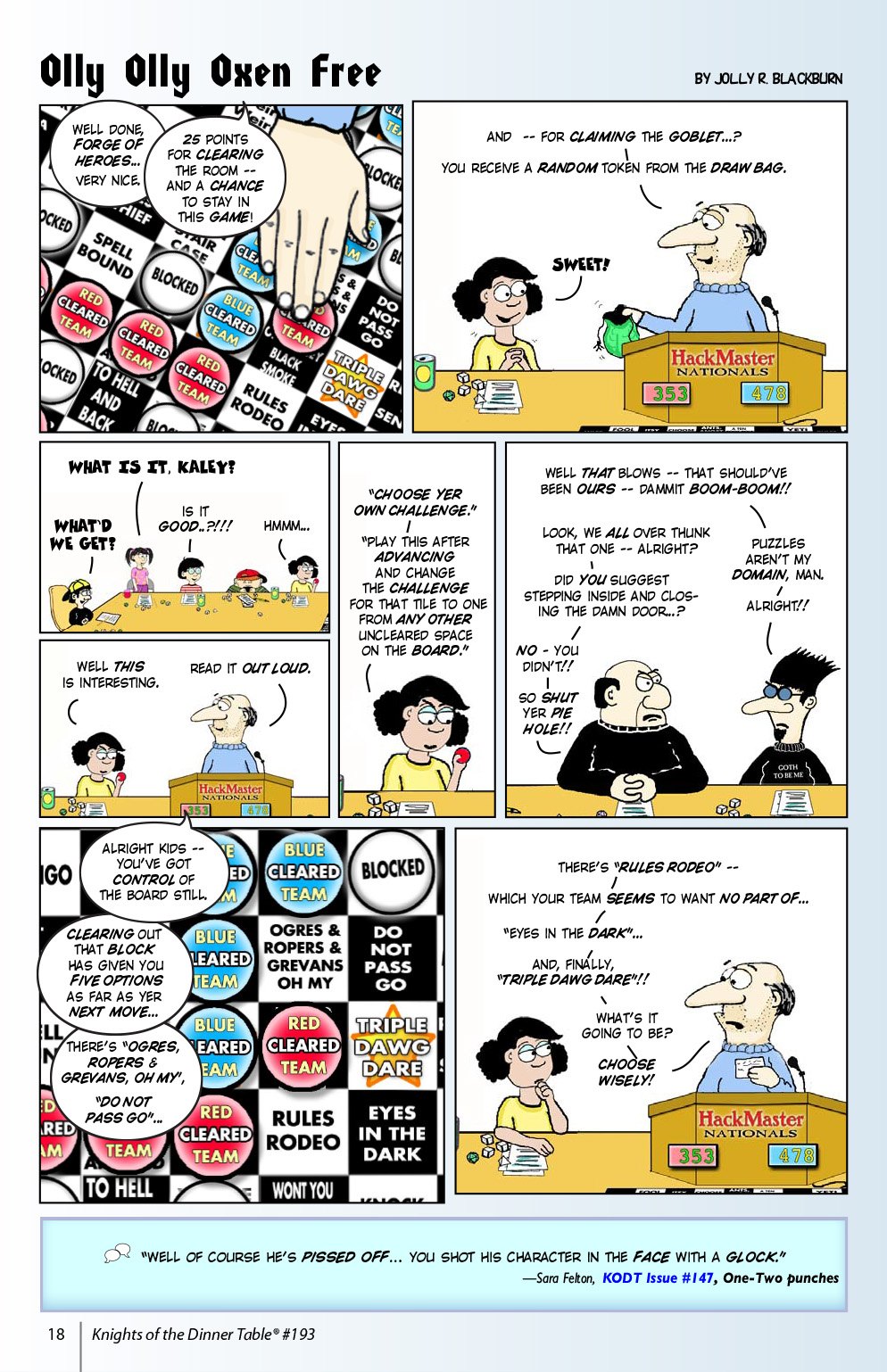 Read online Knights of the Dinner Table comic -  Issue #193 - 20