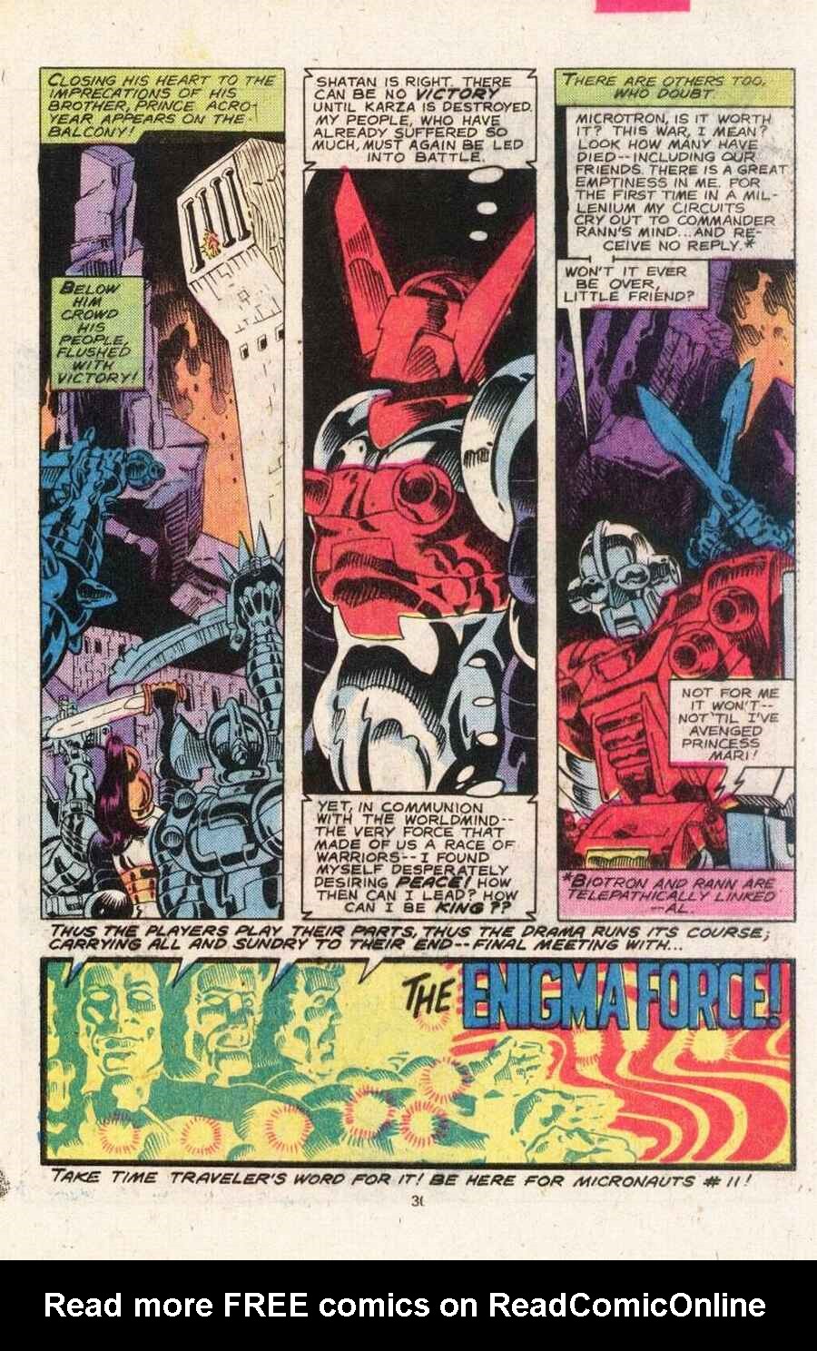 Read online Micronauts (1979) comic -  Issue #10 - 18
