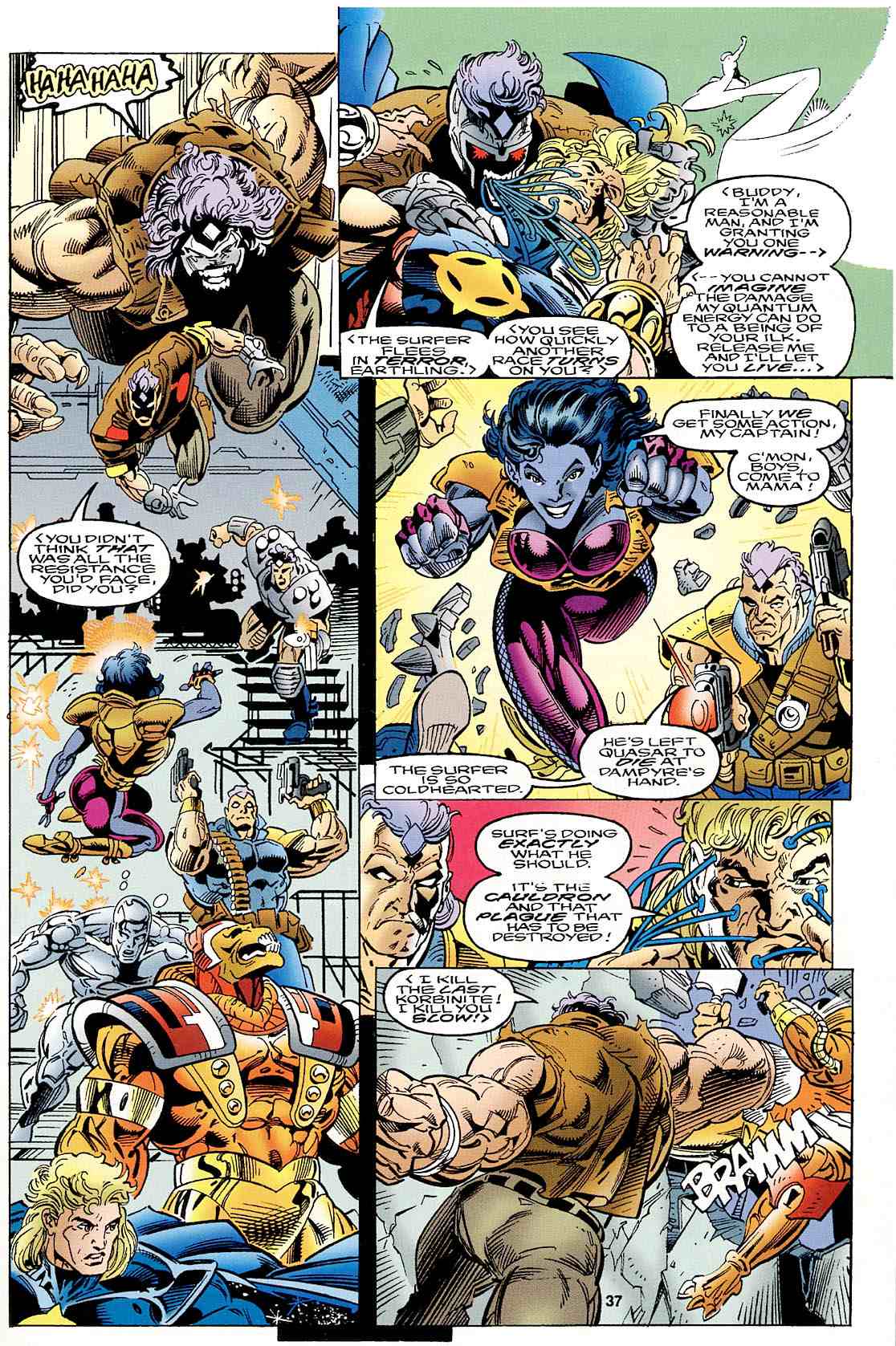Read online Cosmic Powers Unlimited comic -  Issue #4 - 32