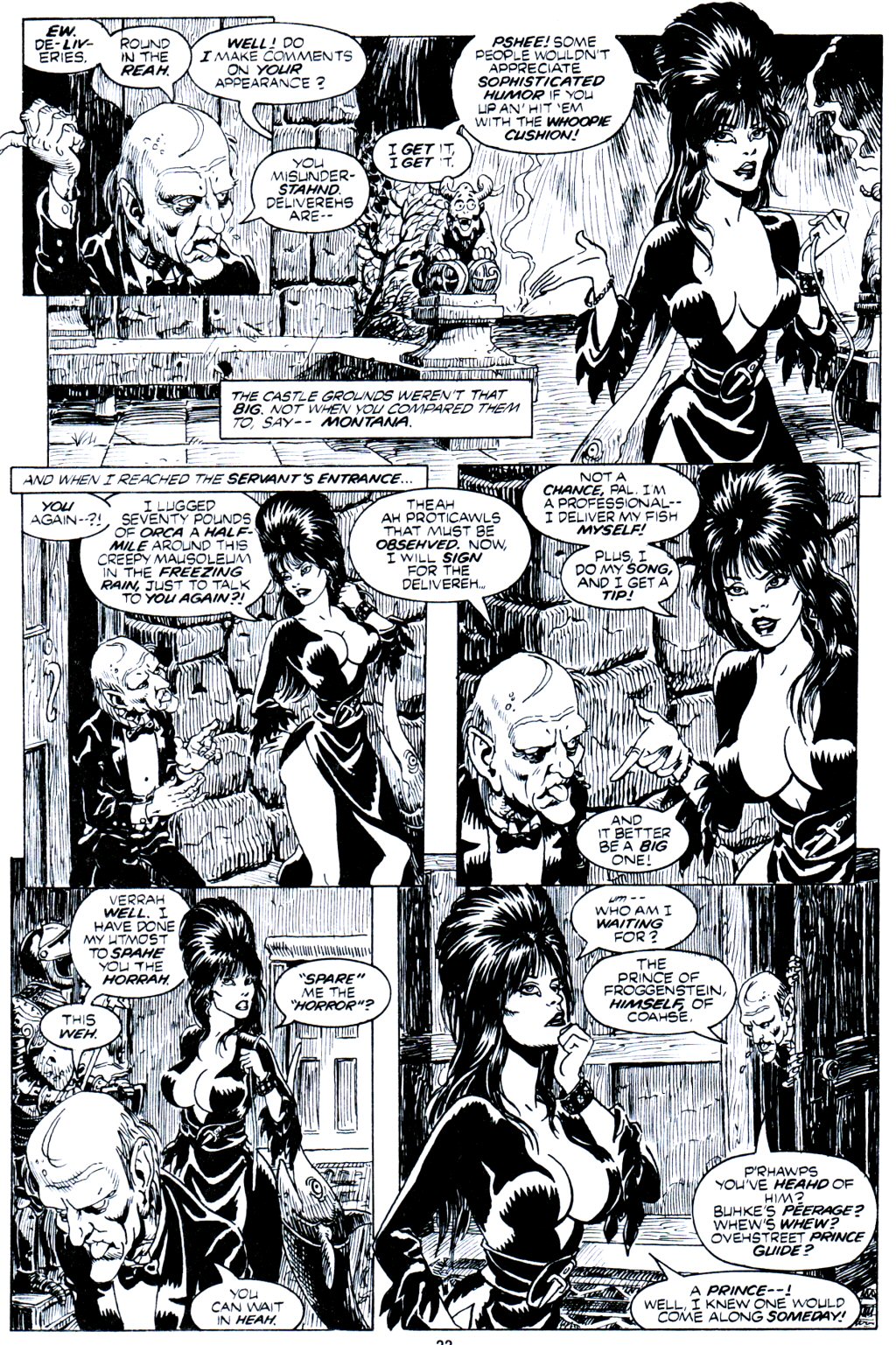 Read online Elvira, Mistress of the Dark comic -  Issue #10 - 24