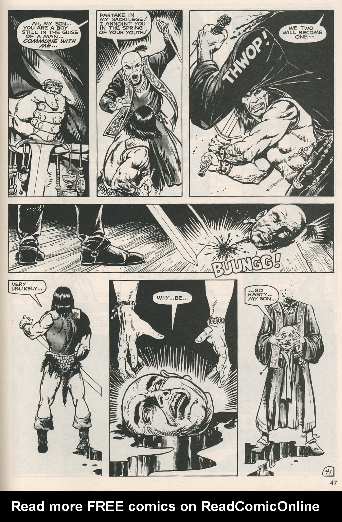 Read online The Savage Sword Of Conan comic -  Issue #118 - 45