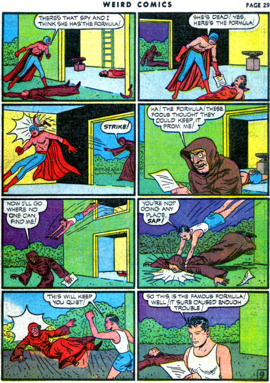 Read online Weird Comics comic -  Issue #15 - 22