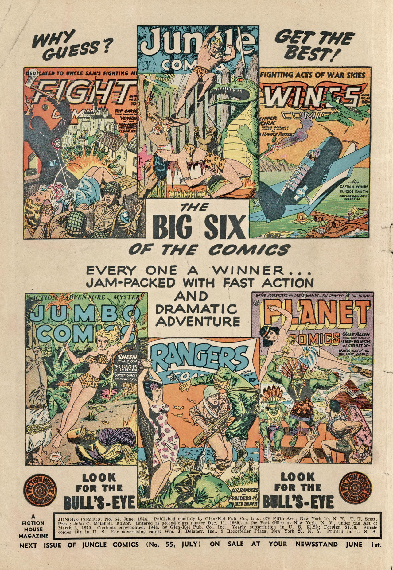 Read online Jungle Comics comic -  Issue #54 - 2