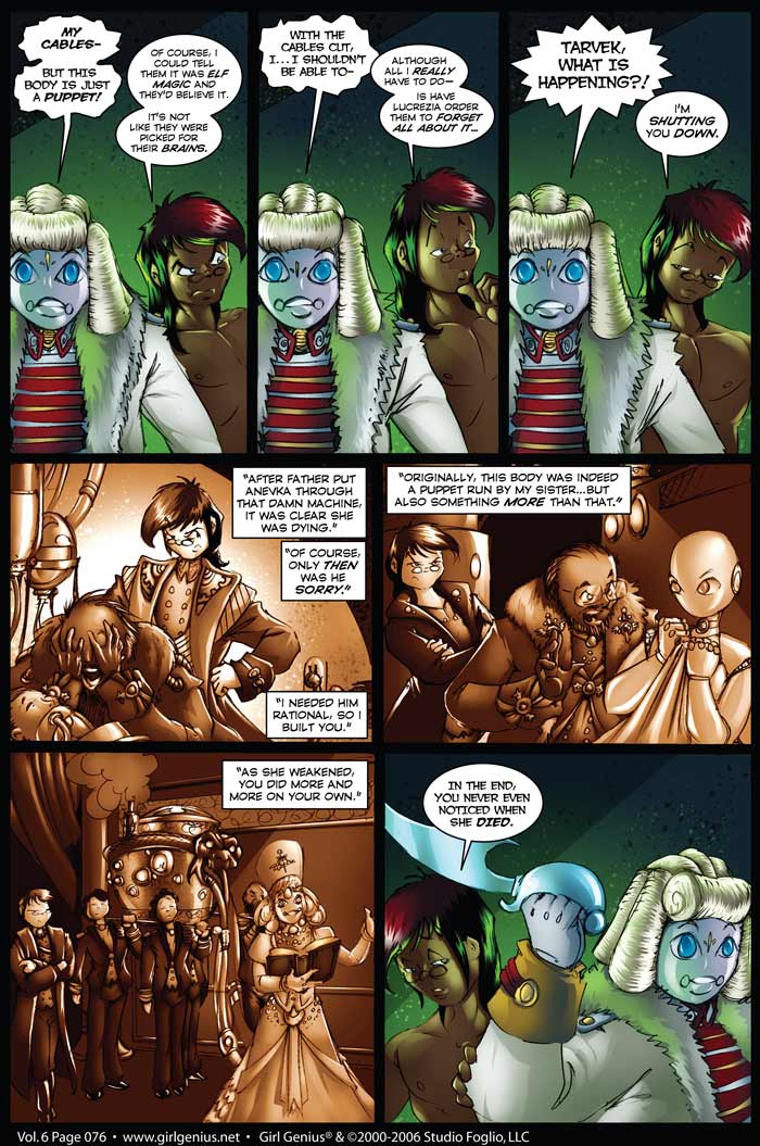 Read online Girl Genius (2002) comic -  Issue #6 - 77