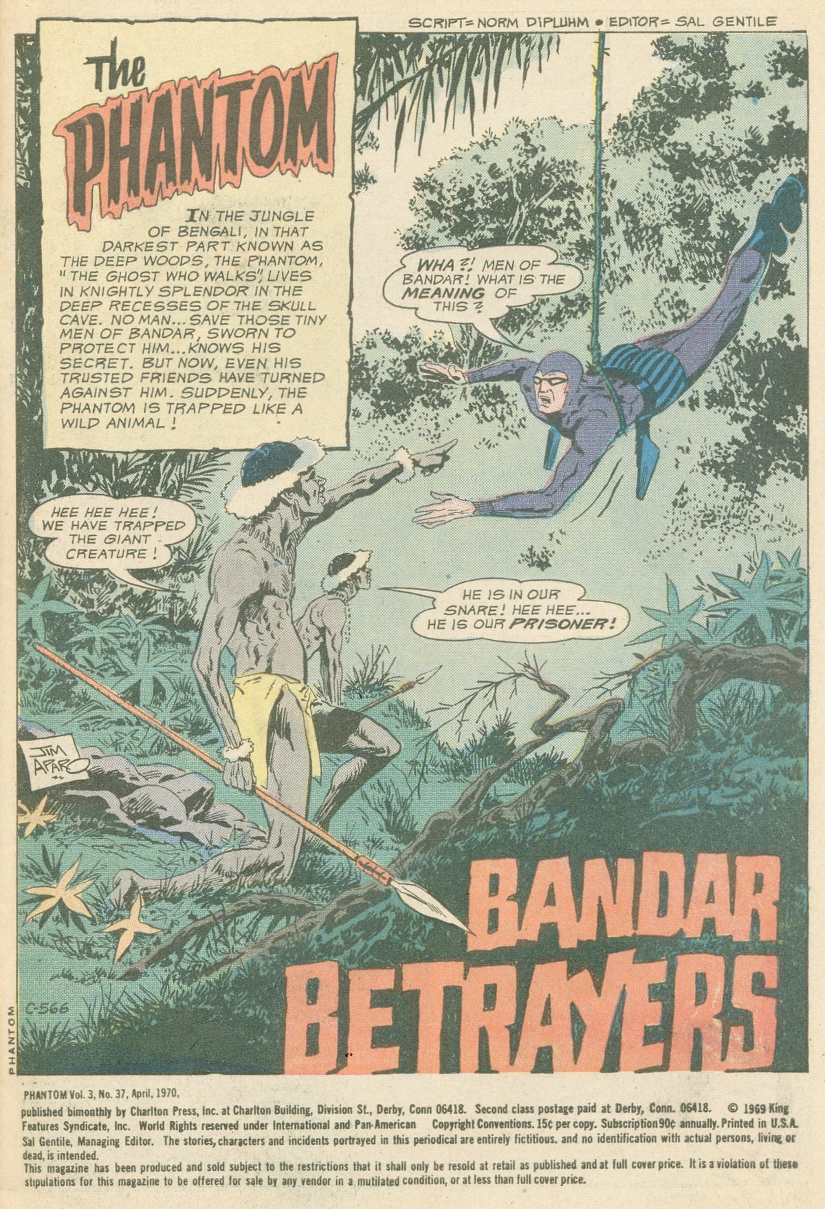Read online The Phantom (1969) comic -  Issue #37 - 2