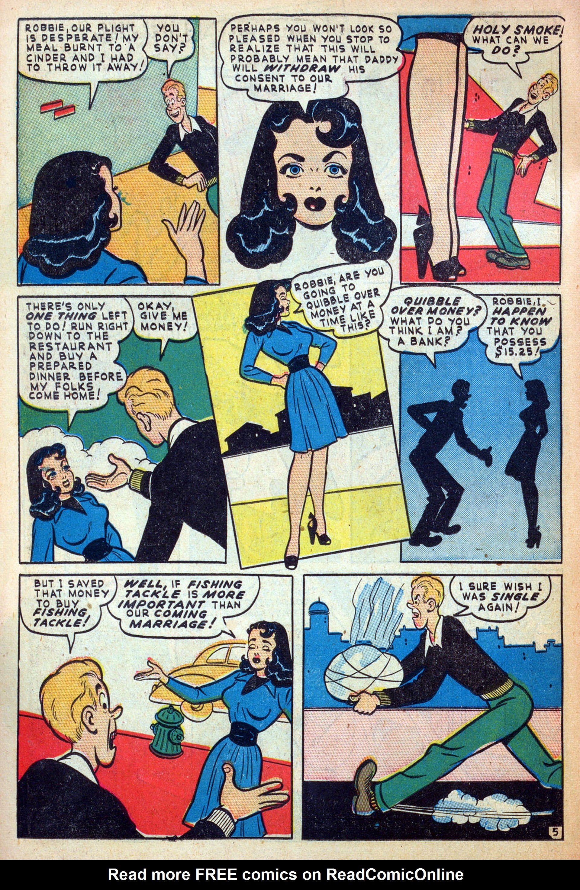 Read online Margie Comics comic -  Issue #41 - 34