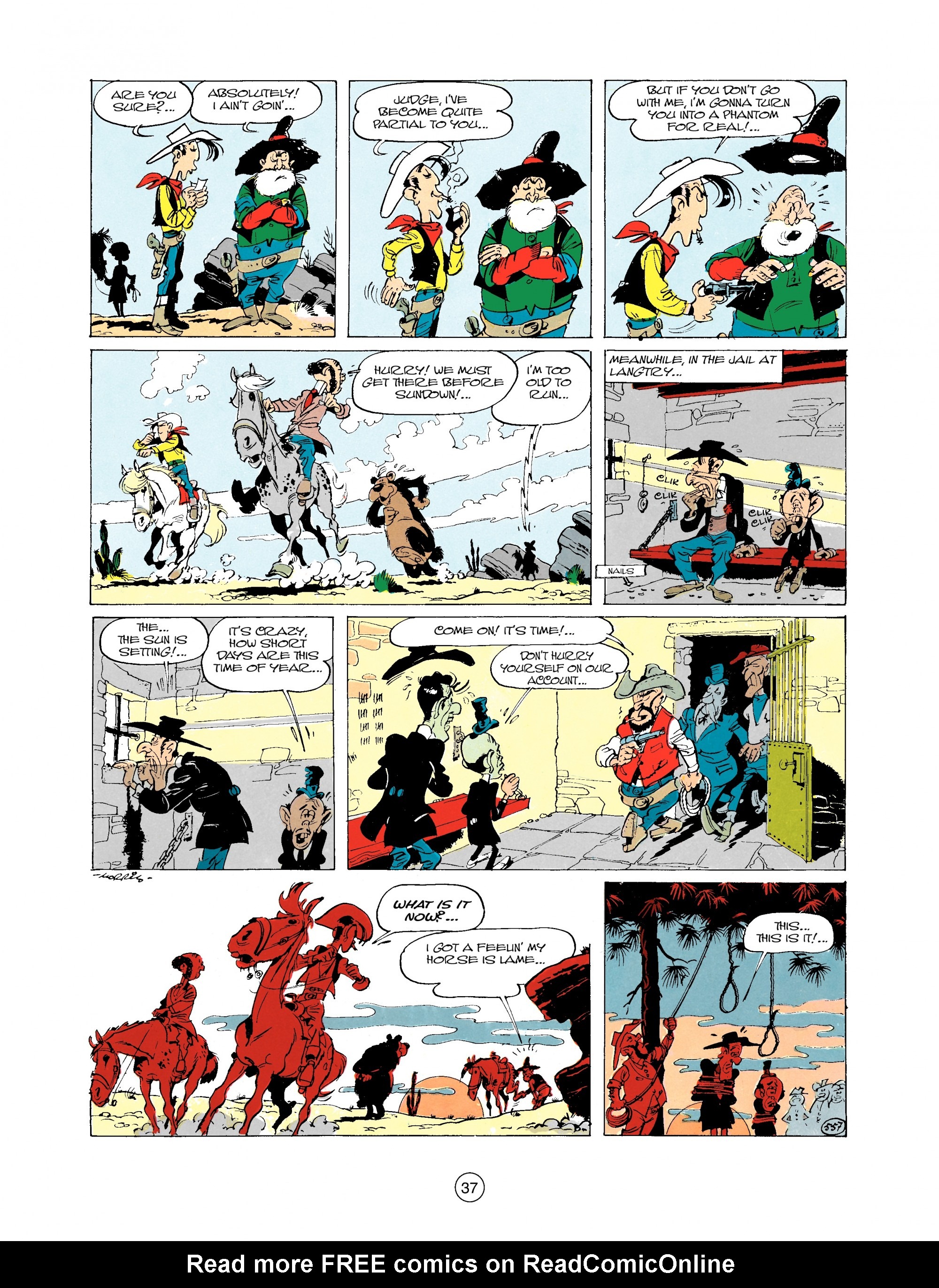 Read online A Lucky Luke Adventure comic -  Issue #24 - 37