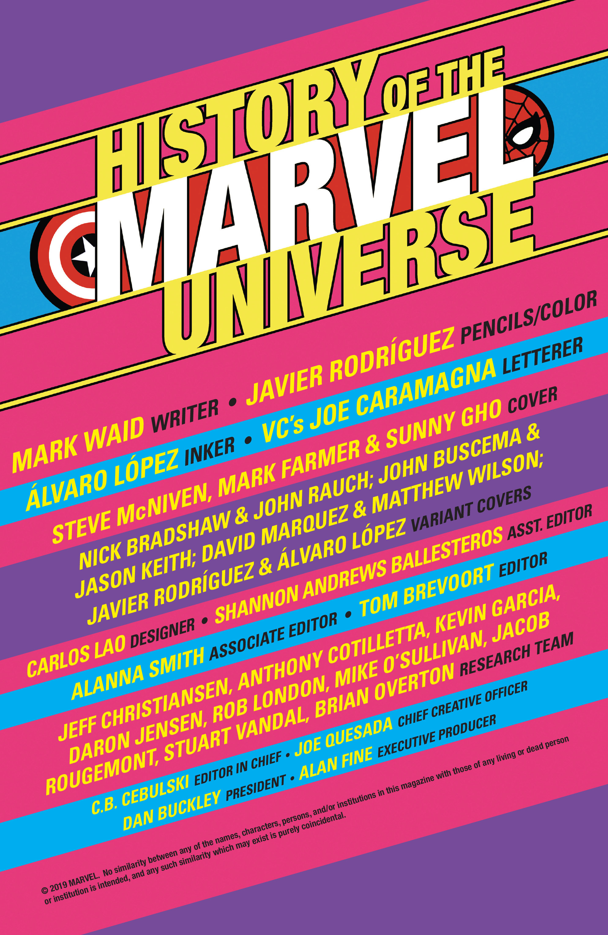 Read online History of the Marvel Universe (2019) comic -  Issue #1 - 2