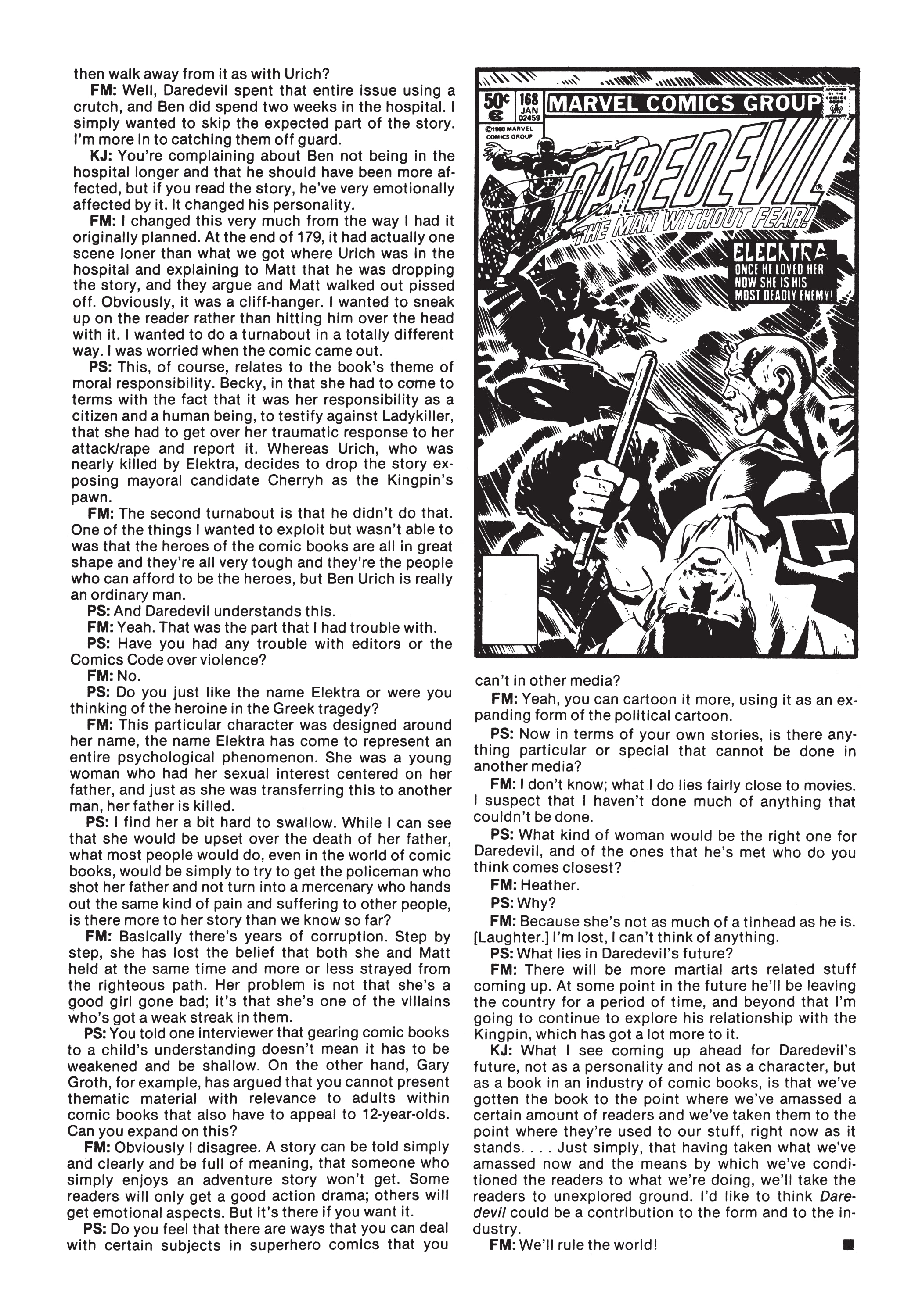 Read online Marvel Masterworks: Daredevil comic -  Issue # TPB 16 (Part 4) - 4