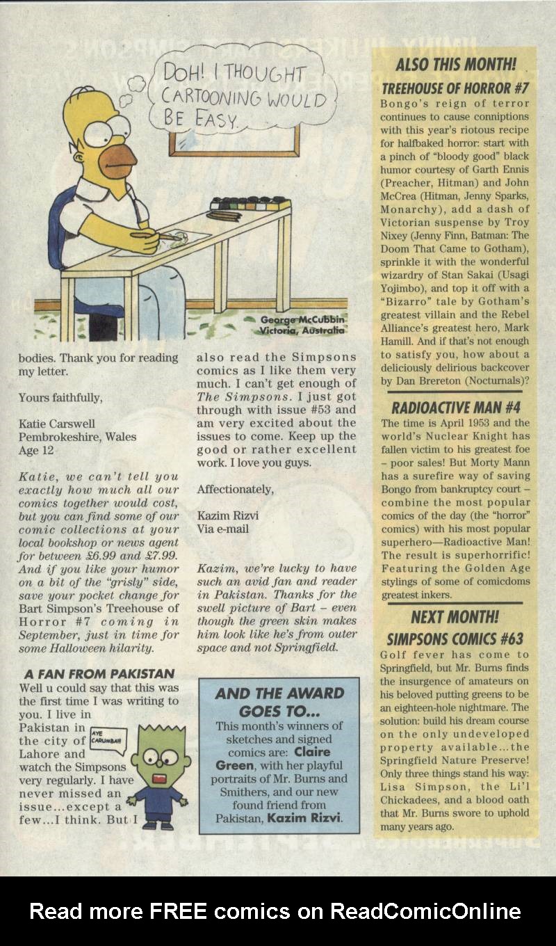 Read online Simpsons Comics comic -  Issue #62 - 26