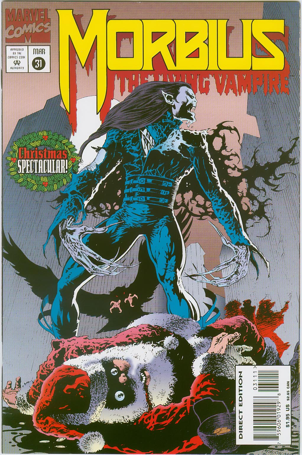 Read online Morbius: The Living Vampire (1992) comic -  Issue #31 - 1