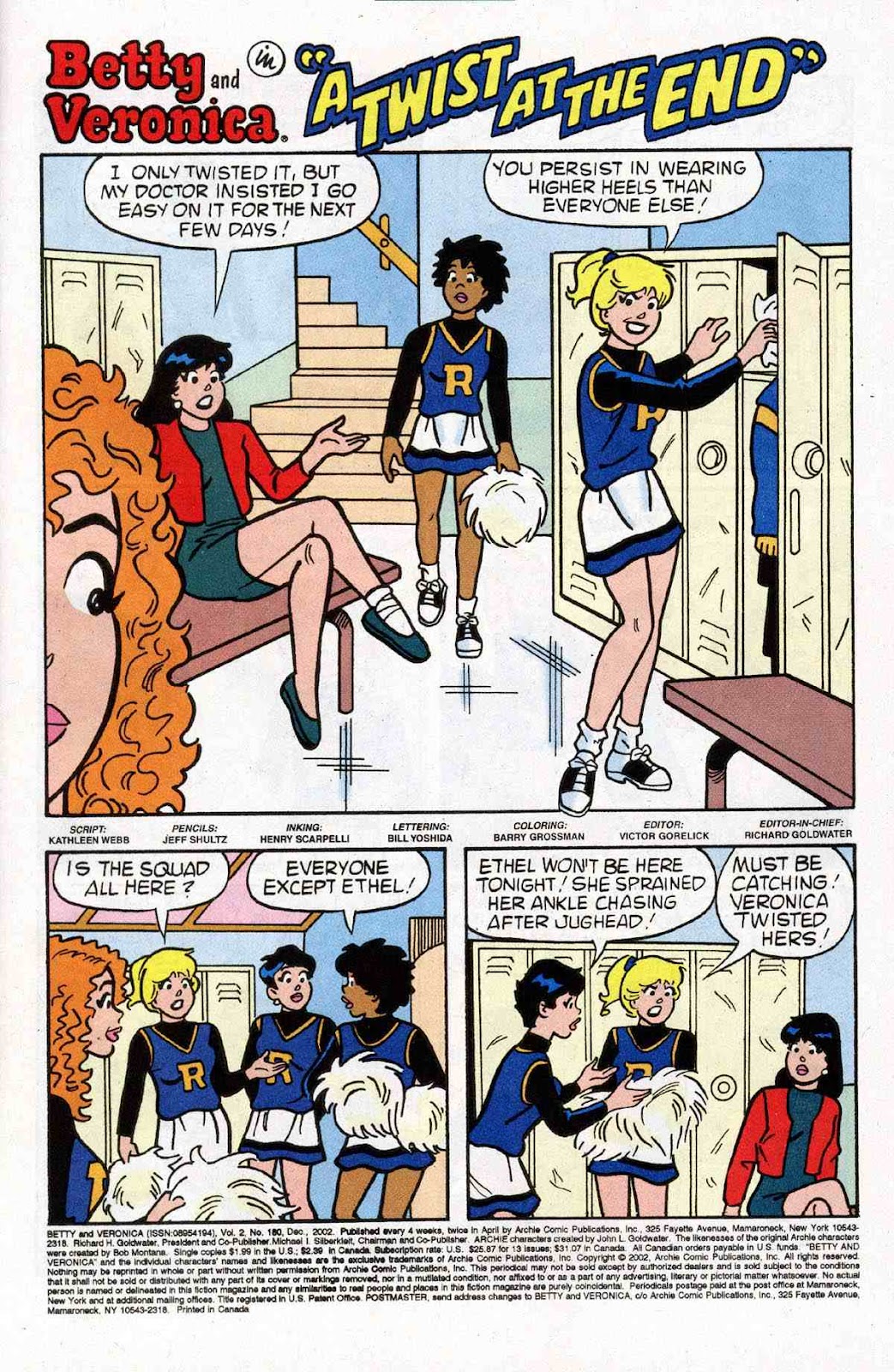 Archie's Girls Betty and Veronica issue 180 - Page 2