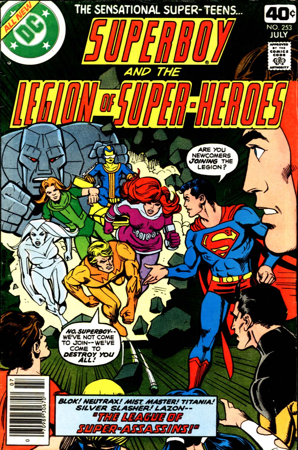 Read online Superboy and the Legion of Super-Heroes (1977) comic -  Issue #253 - 1