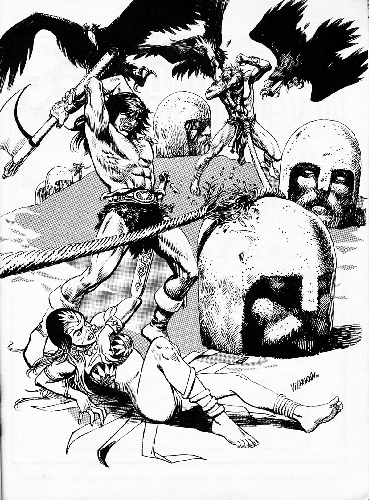 Read online The Savage Sword Of Conan comic -  Issue #186 - 58