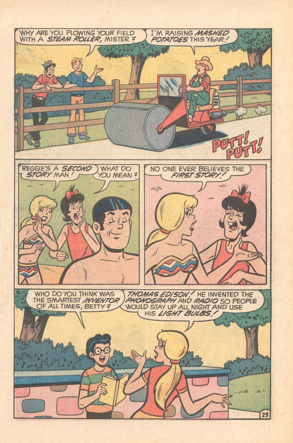 Read online Archie's TV Laugh-Out comic -  Issue #4 - 51
