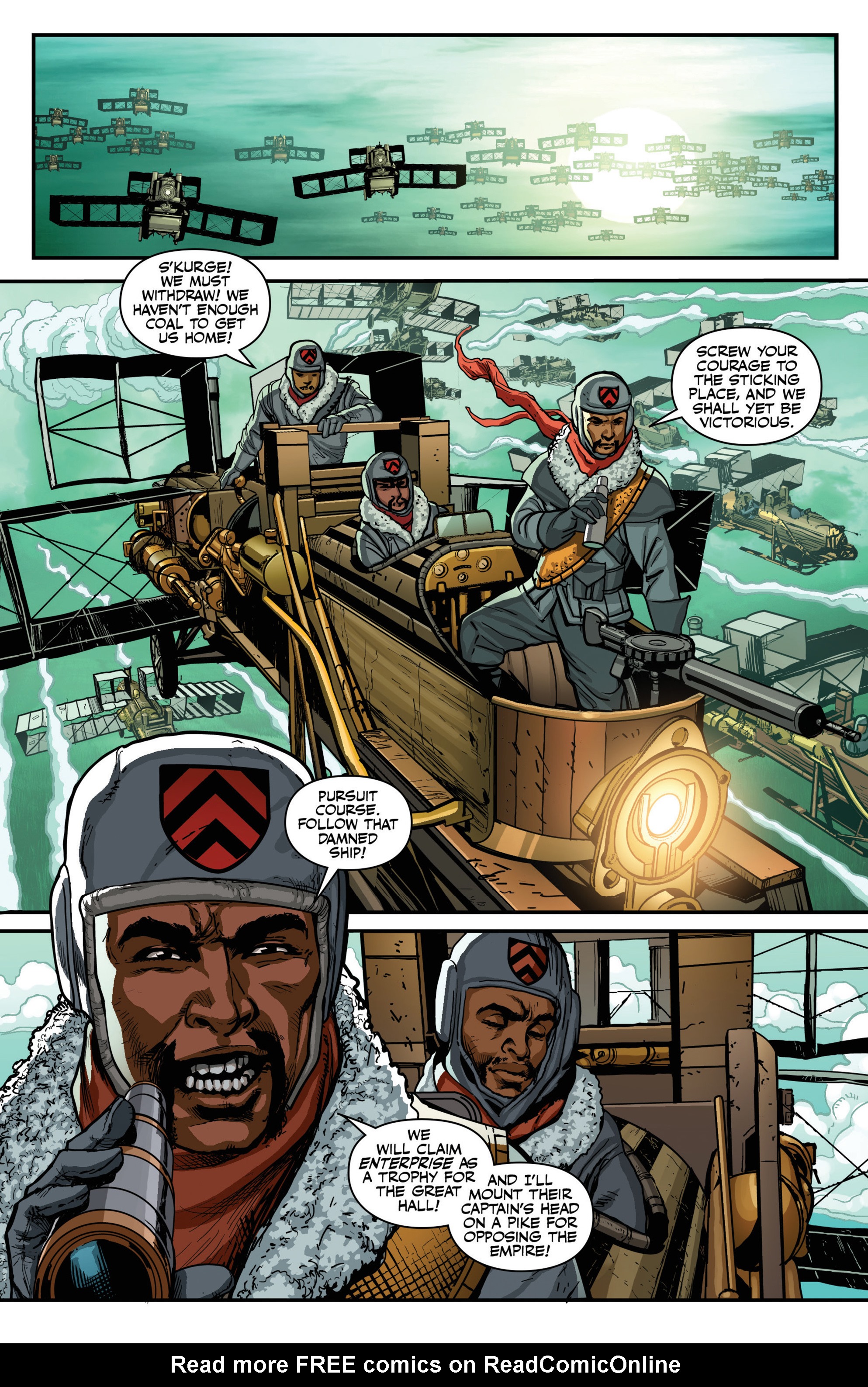 Read online Airship Enterprise: The Infernal Machine comic -  Issue #4 - 14