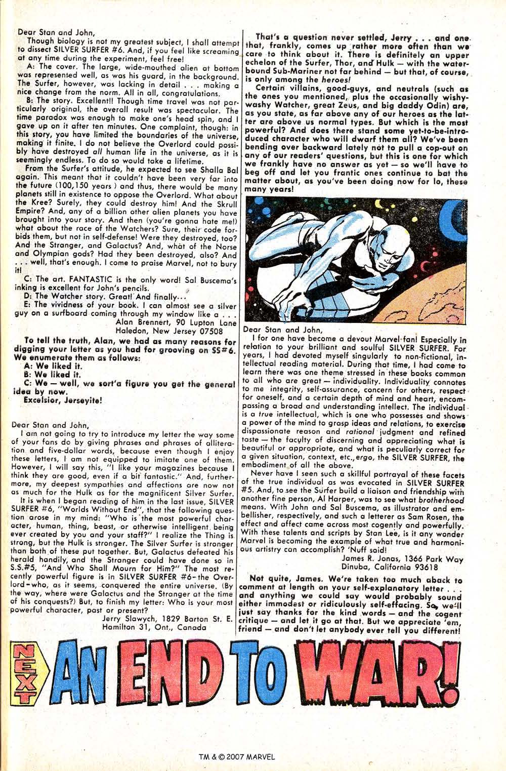 Read online Silver Surfer (1968) comic -  Issue #8 - 33