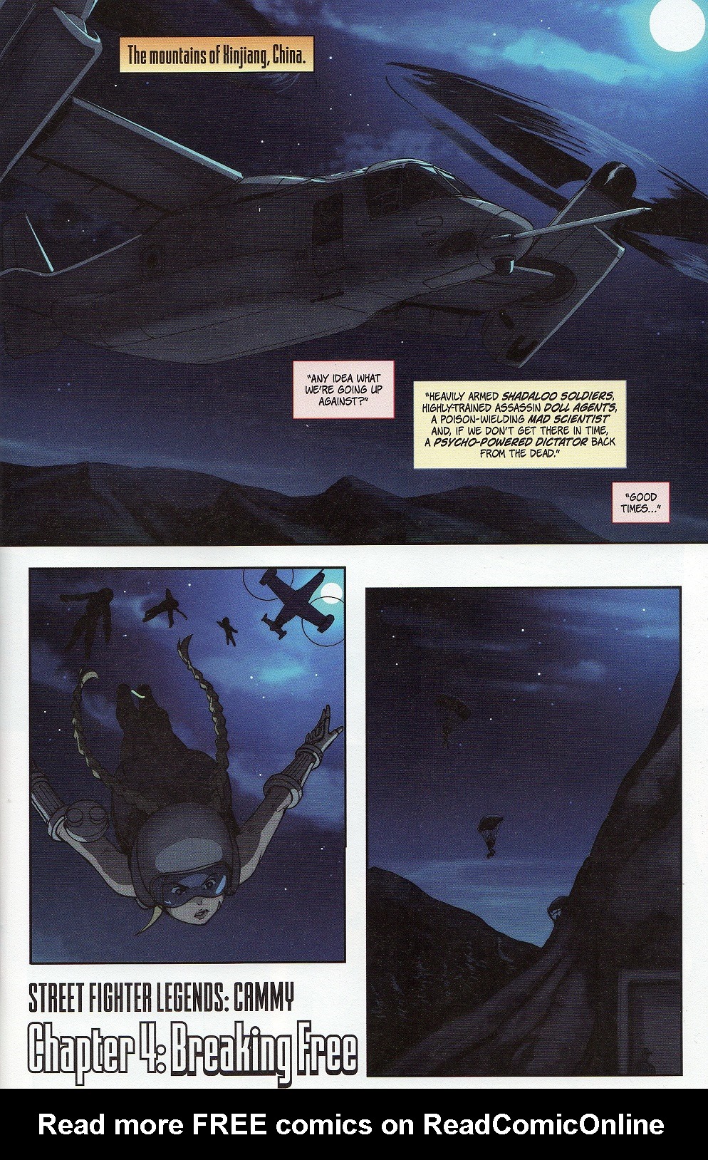 Read online Street Fighter Legends: Cammy comic -  Issue #4 - 5