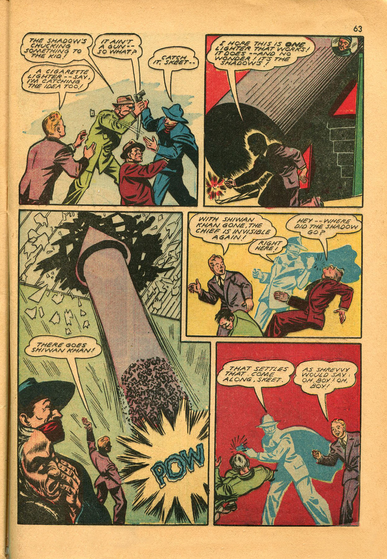 Read online Shadow Comics comic -  Issue #23 - 63