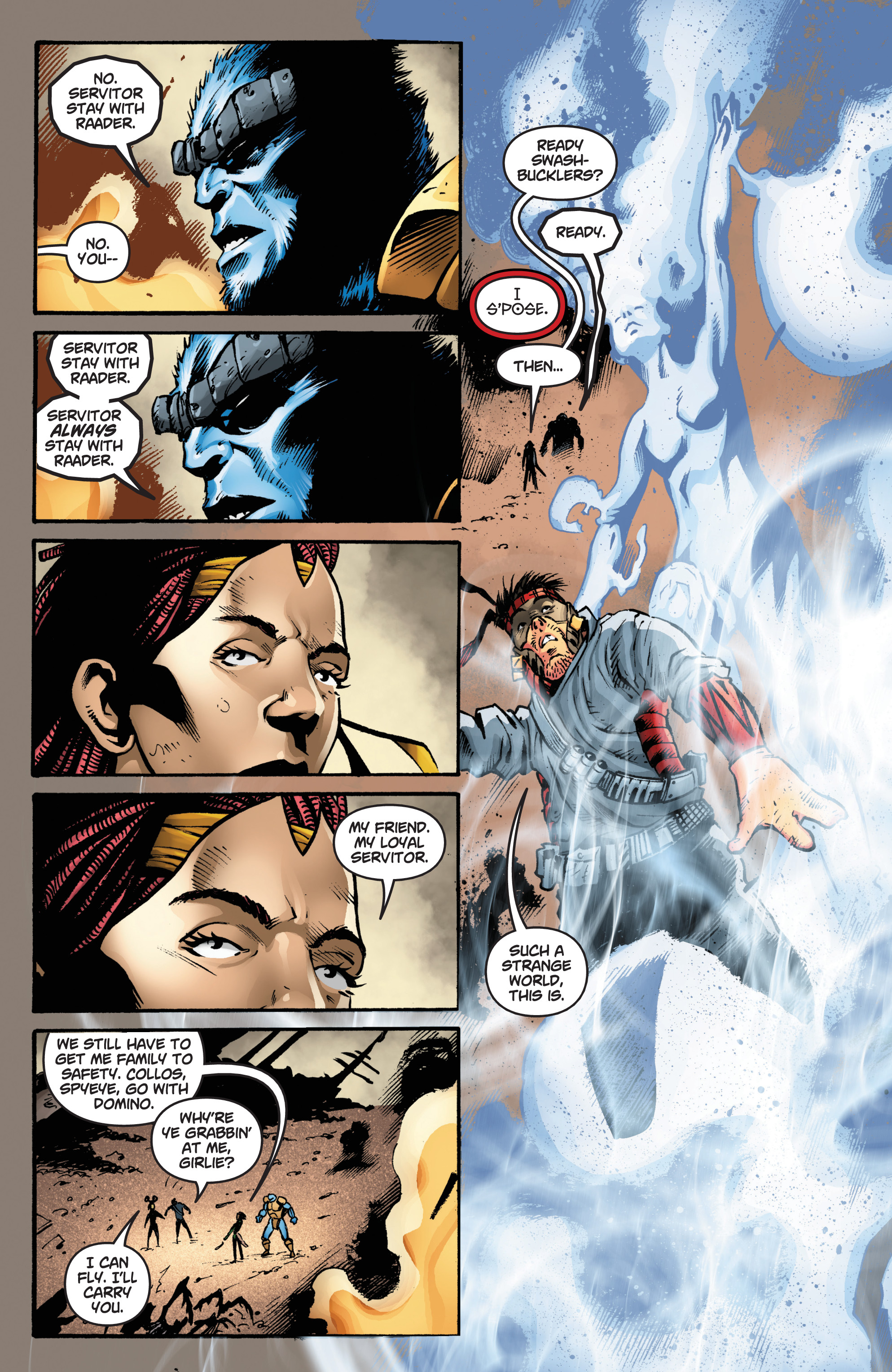 Read online Swashbucklers: The Saga Continues comic -  Issue # _TPB 1 - 105