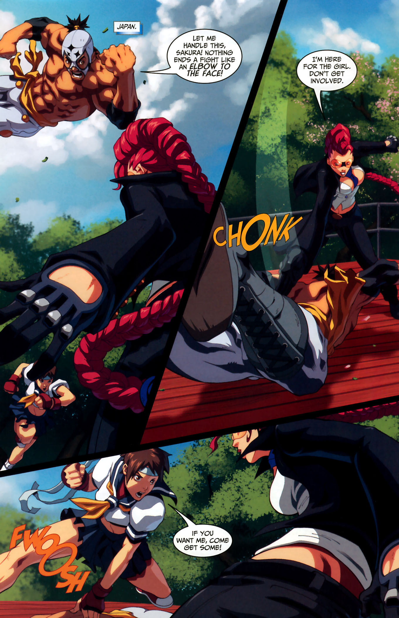 Read online Street Fighter IV comic -  Issue #3 - 4