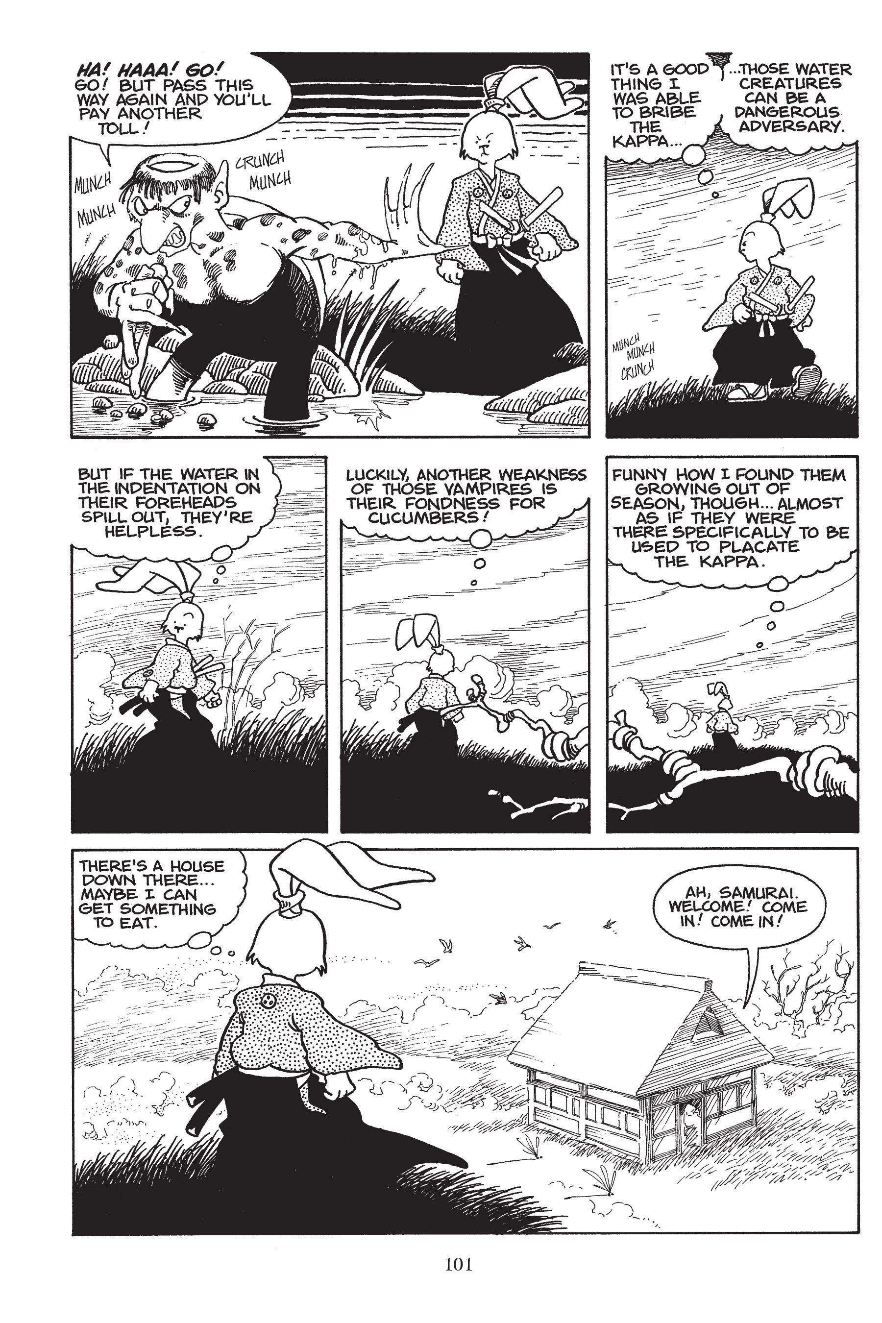 Read online Usagi Yojimbo (1987) comic -  Issue # _TPB 2 - 102