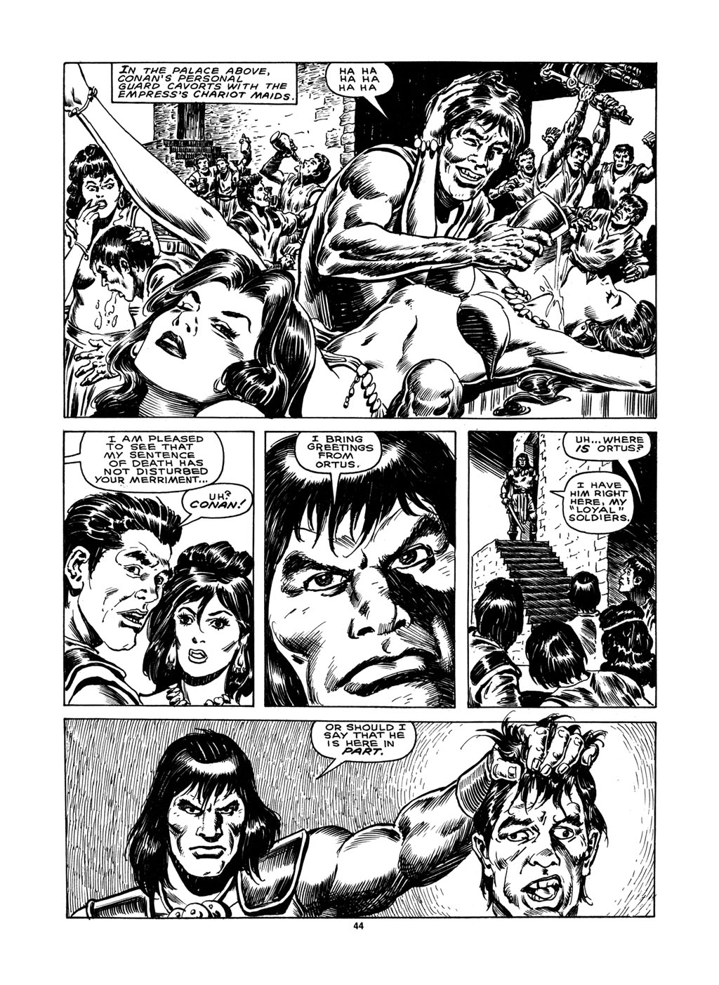 Read online The Savage Sword Of Conan comic -  Issue #148 - 42