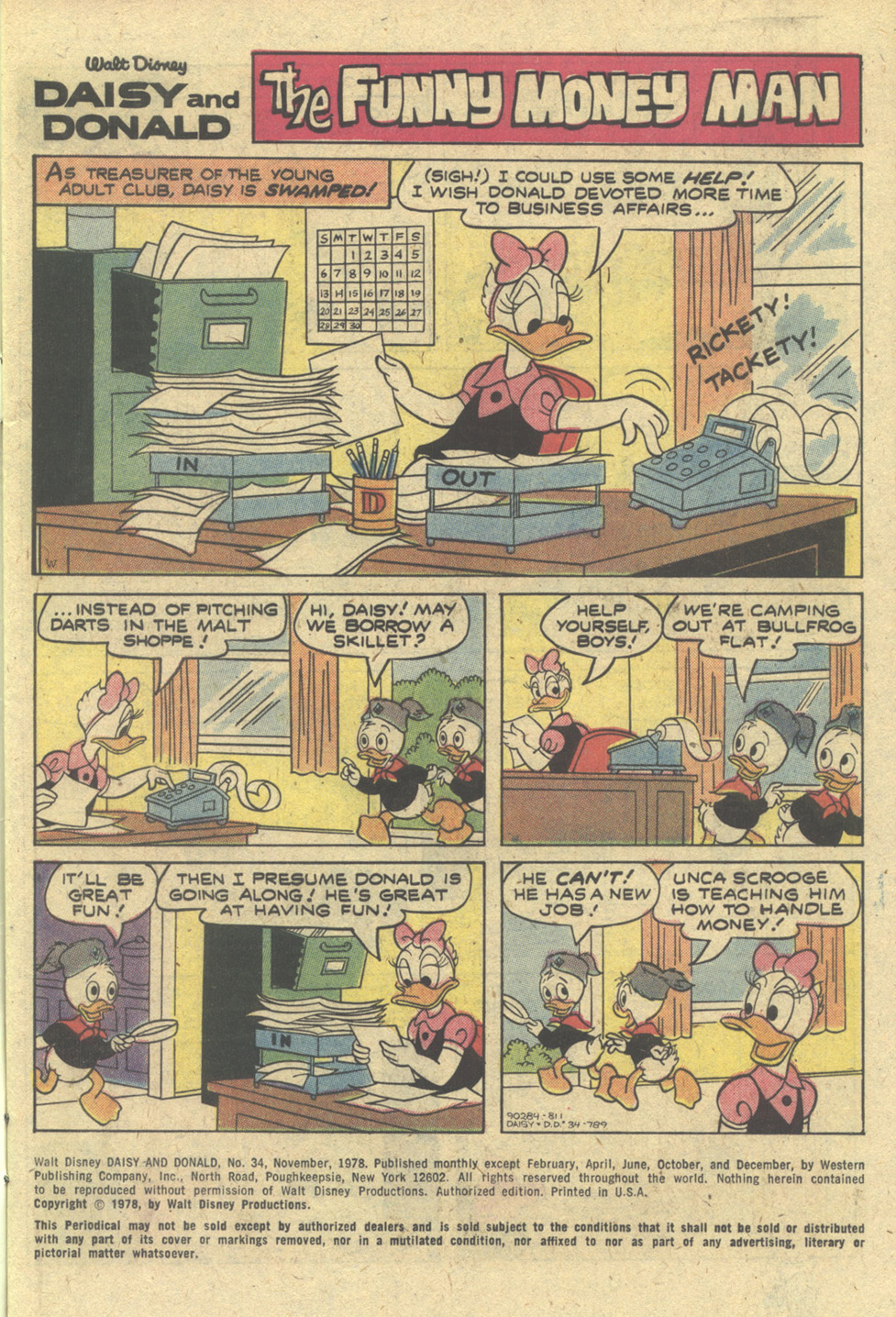 Read online Walt Disney Daisy and Donald comic -  Issue #34 - 3
