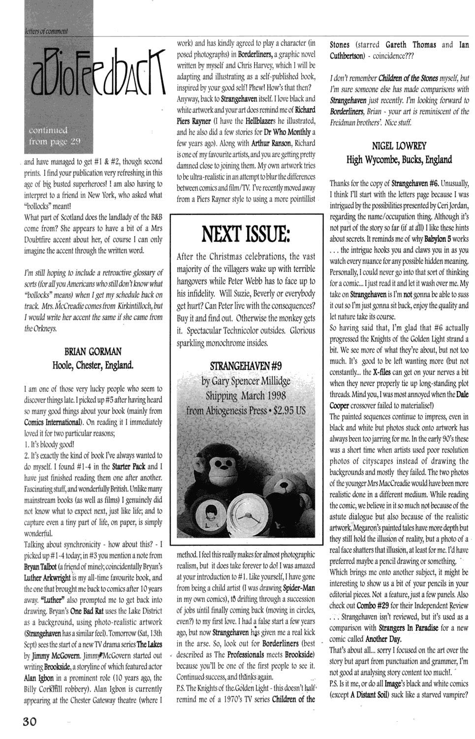 Read online Strangehaven comic -  Issue #8 - 30