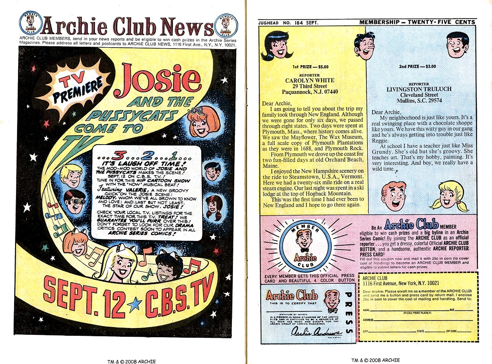 Read online Jughead (1965) comic -  Issue #184 - 6