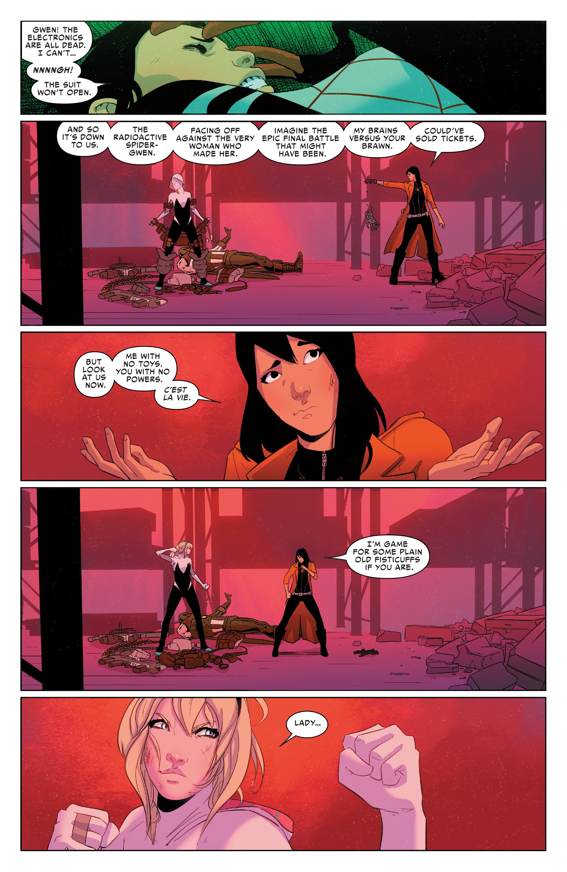Read online Silk: Out of the Spider-Verse comic -  Issue # TPB 2 (Part 3) - 93