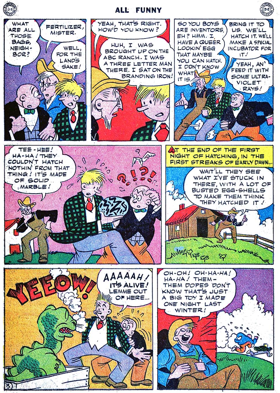 Read online All Funny Comics comic -  Issue #6 - 22