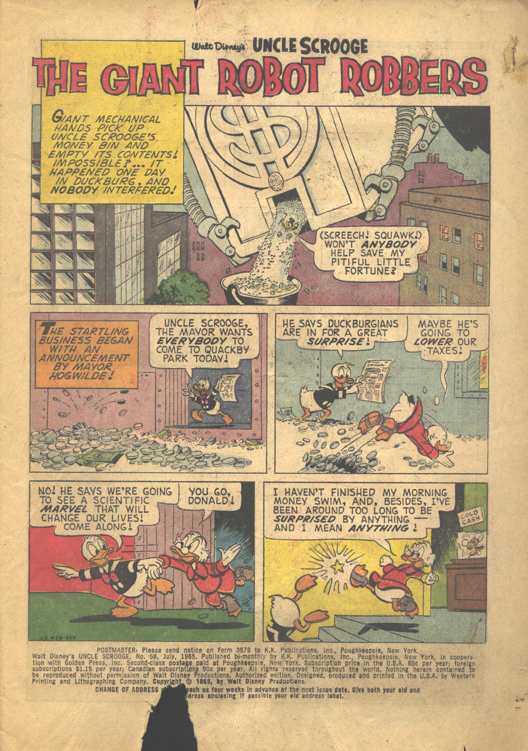 Read online Uncle Scrooge (1953) comic -  Issue #58 - 3
