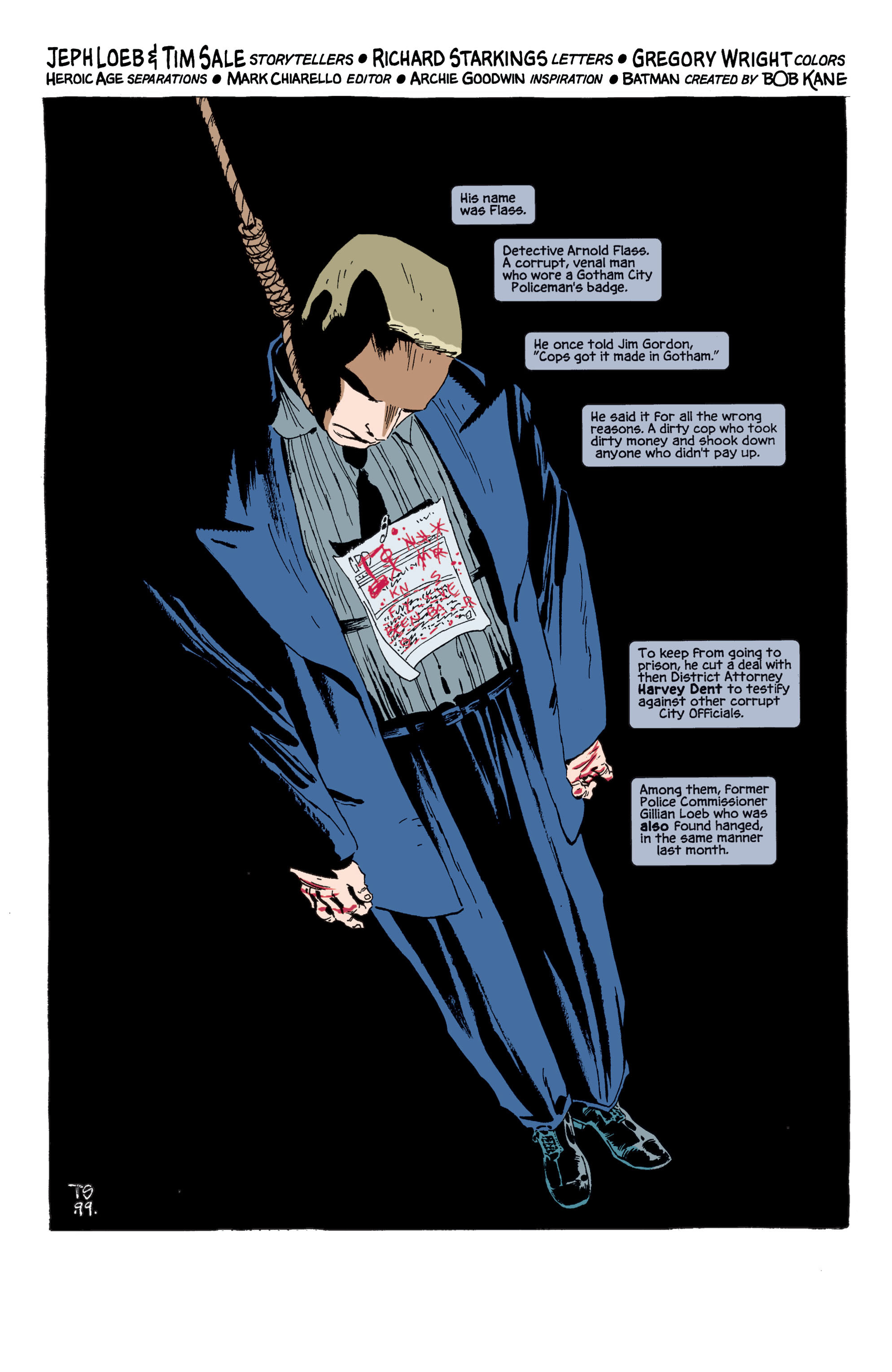 Read online Batman: Dark Victory (1999) comic -  Issue #3 - 2