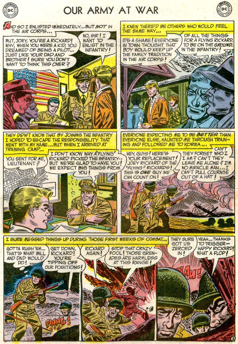 Read online Our Army at War (1952) comic -  Issue #9 - 13