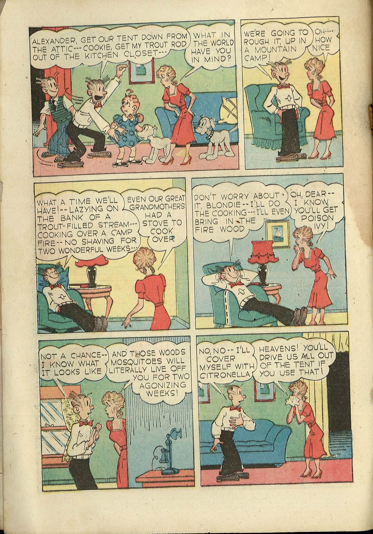 Read online Blondie Comics (1947) comic -  Issue #12 - 4