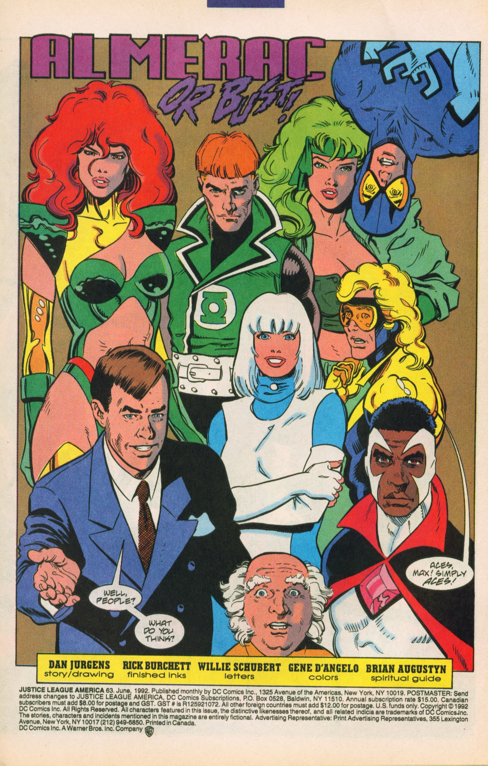 Read online Justice League America comic -  Issue #63 - 2