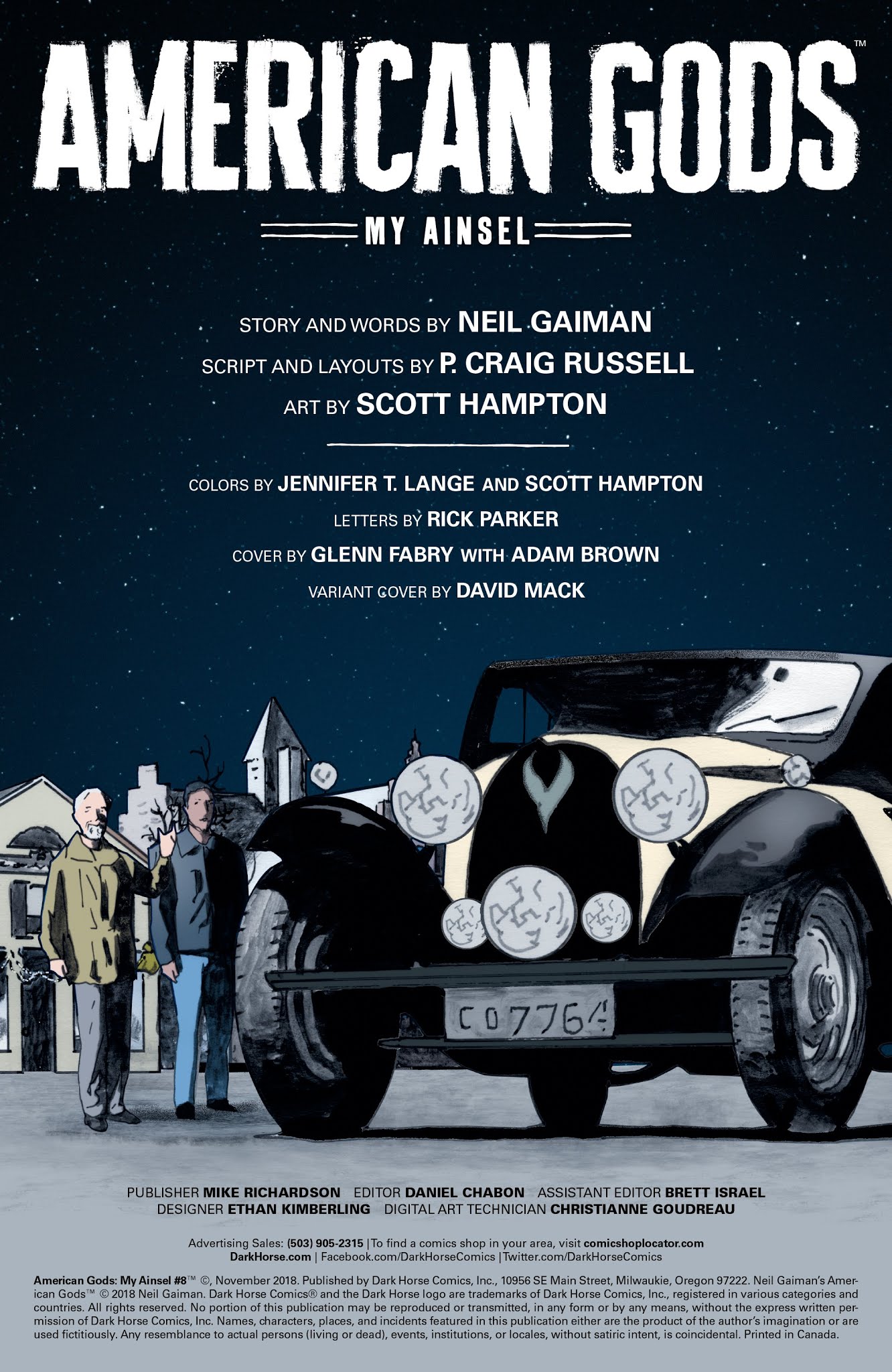 Read online American Gods: My Ainsel comic -  Issue #8 - 2