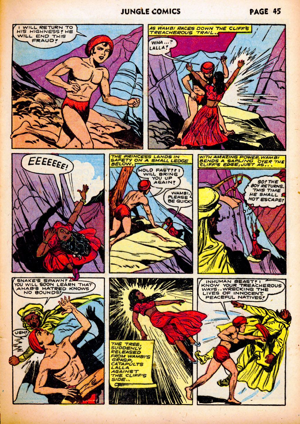 Read online Jungle Comics comic -  Issue #37 - 47
