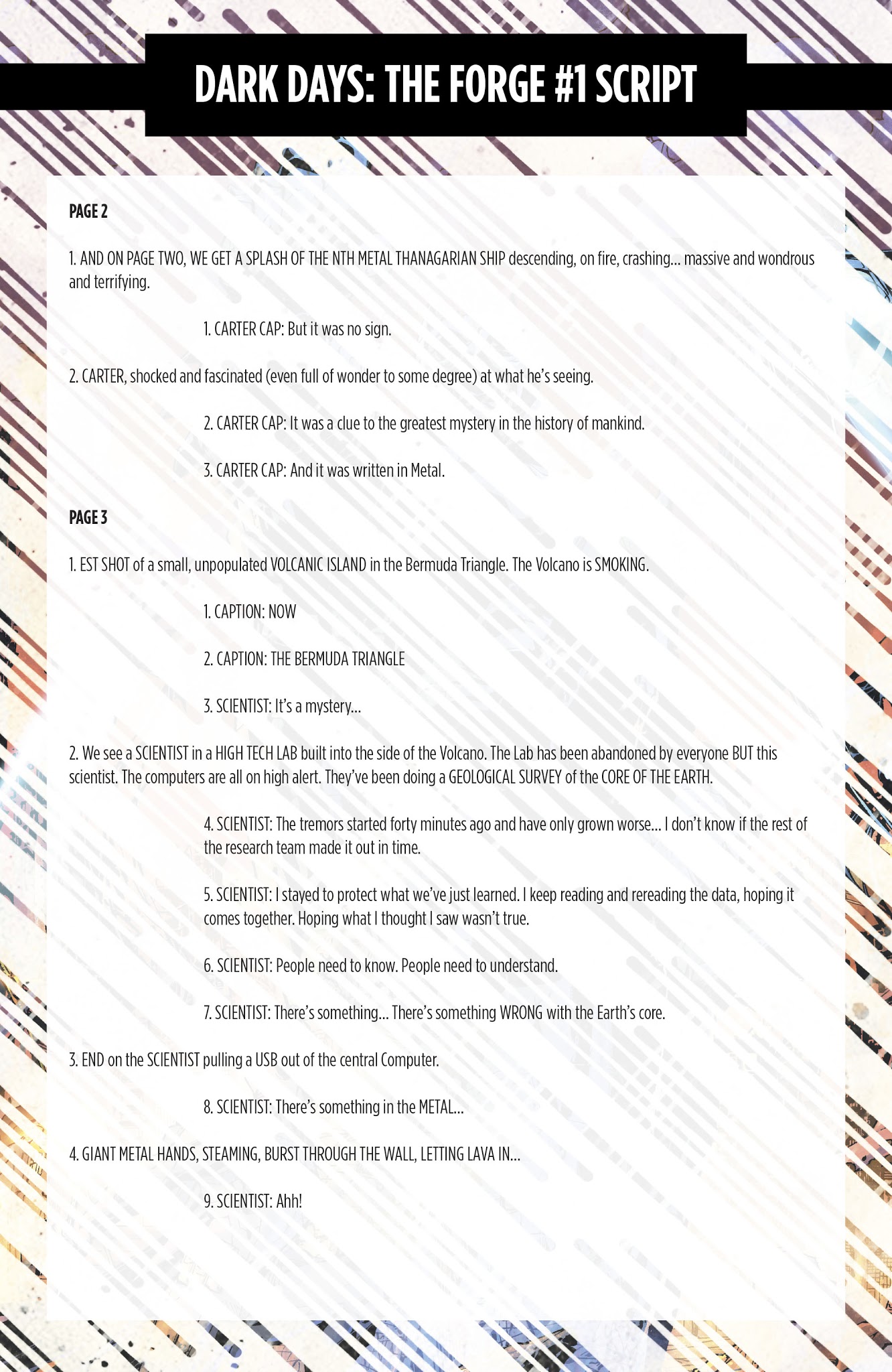 Read online Dark Days: The Forge/Casting Director's Cut comic -  Issue # Full - 66